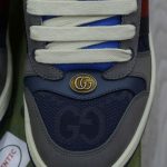 Giày Gucci GG Screener Grey Xám Da Lộn Suede Chuẩn 99% Auth