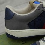 Giày Gucci GG Screener Grey Xám Da Lộn Suede Chuẩn 99% Auth