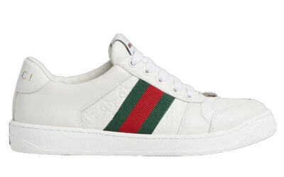 Giày Gucci Screener GG White Web Classic Best Quality