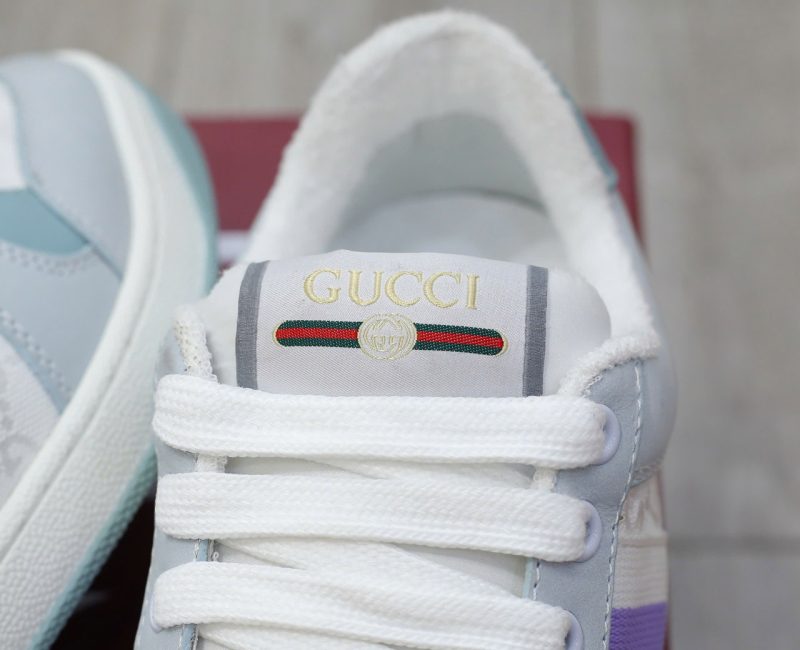 Giày Gucci Screener ‘Light Blue Lilac’ Chuẩn 99% Auth