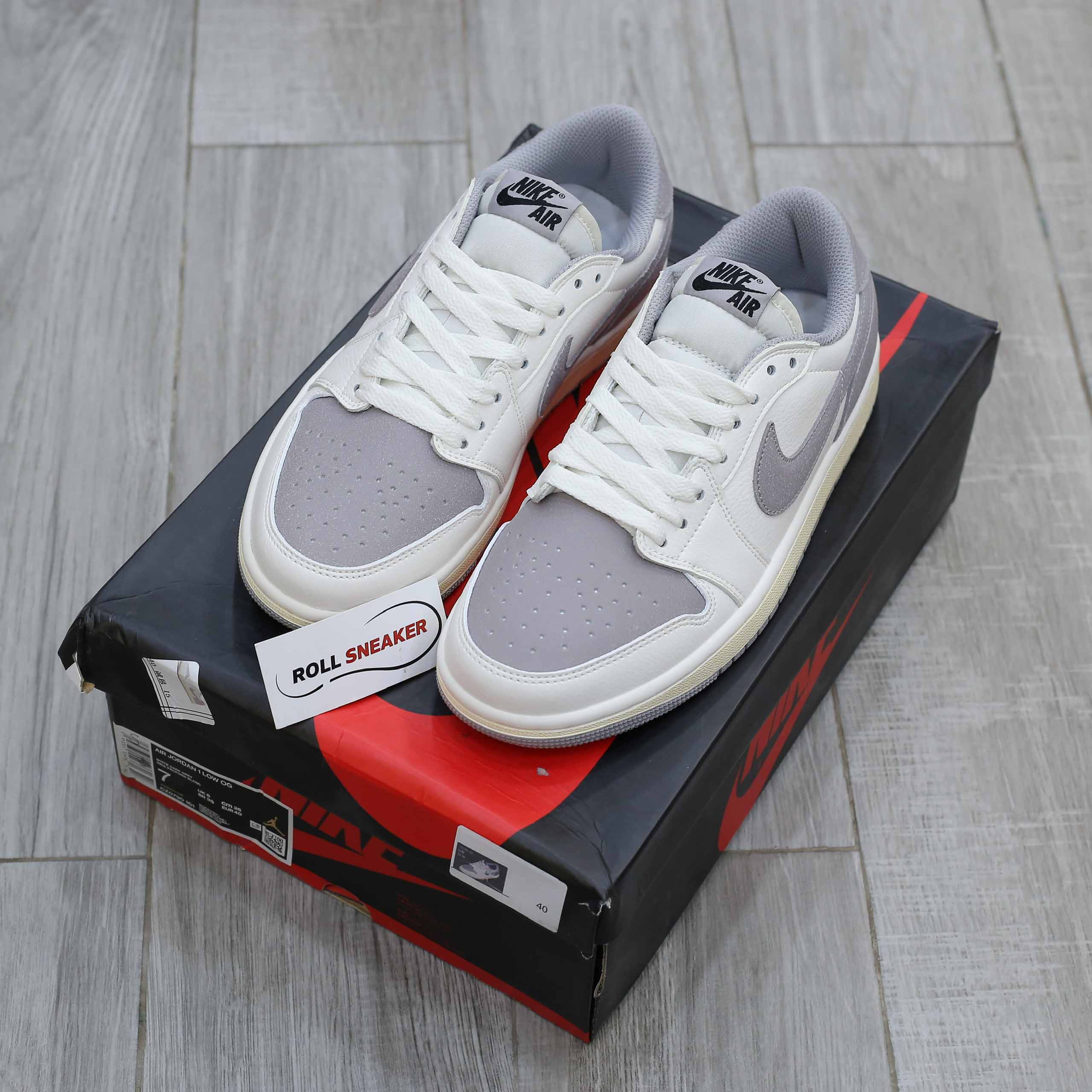 Giày Jordan 1 Retro Low OG Atmosphere Grey Best Quality