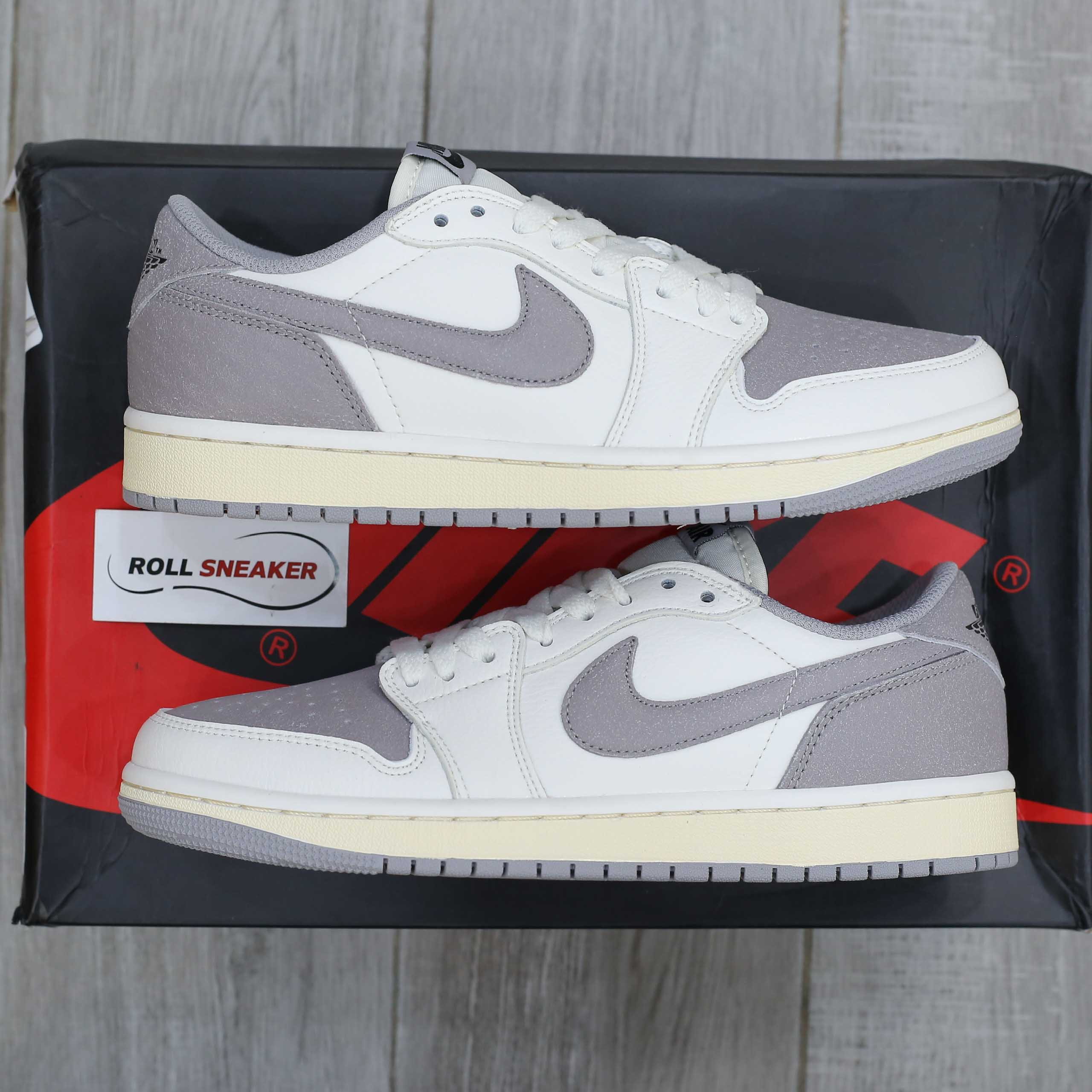 Giày Jordan 1 Retro Low OG Atmosphere Grey Best Quality