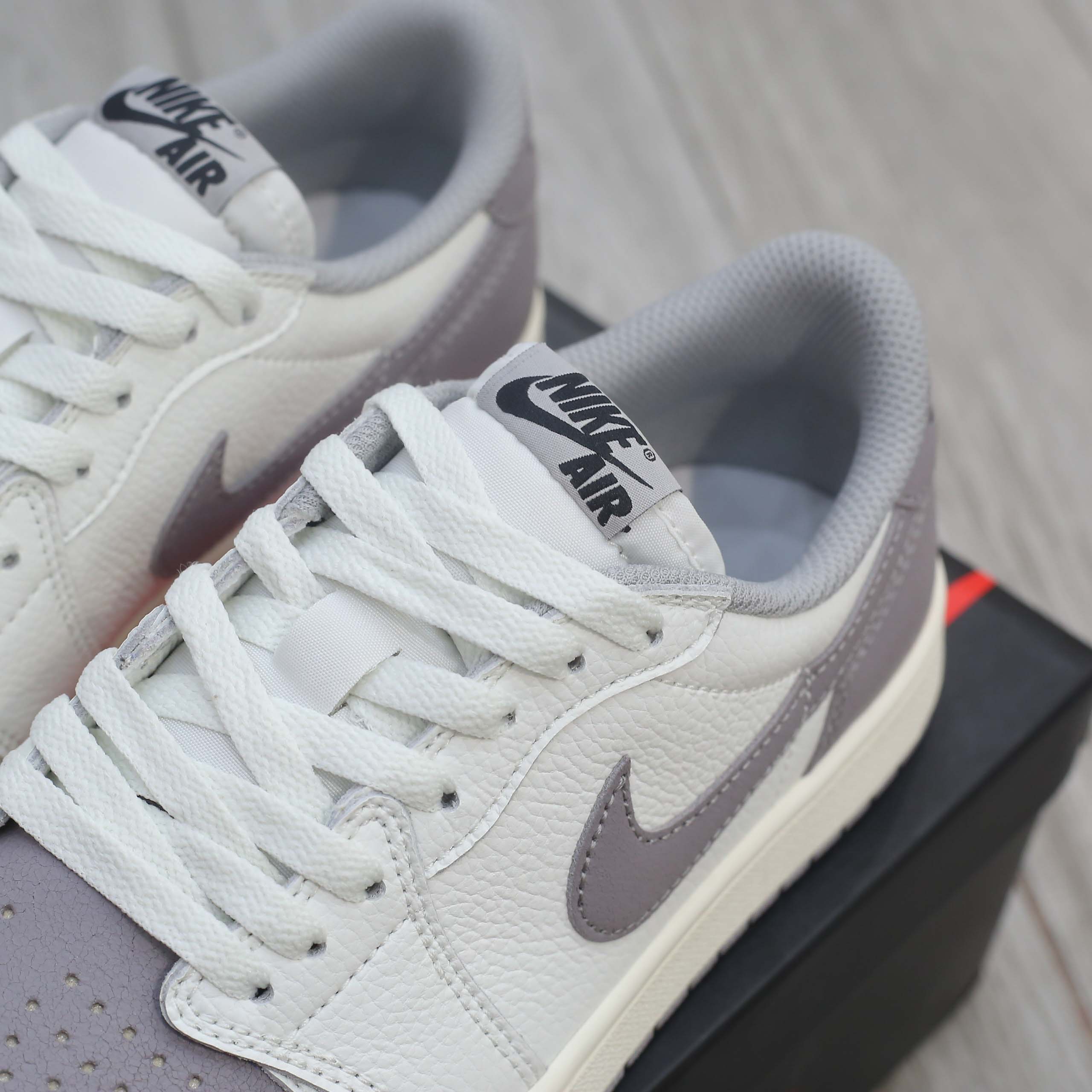 Giày Jordan 1 Retro Low OG Atmosphere Grey Like Auth