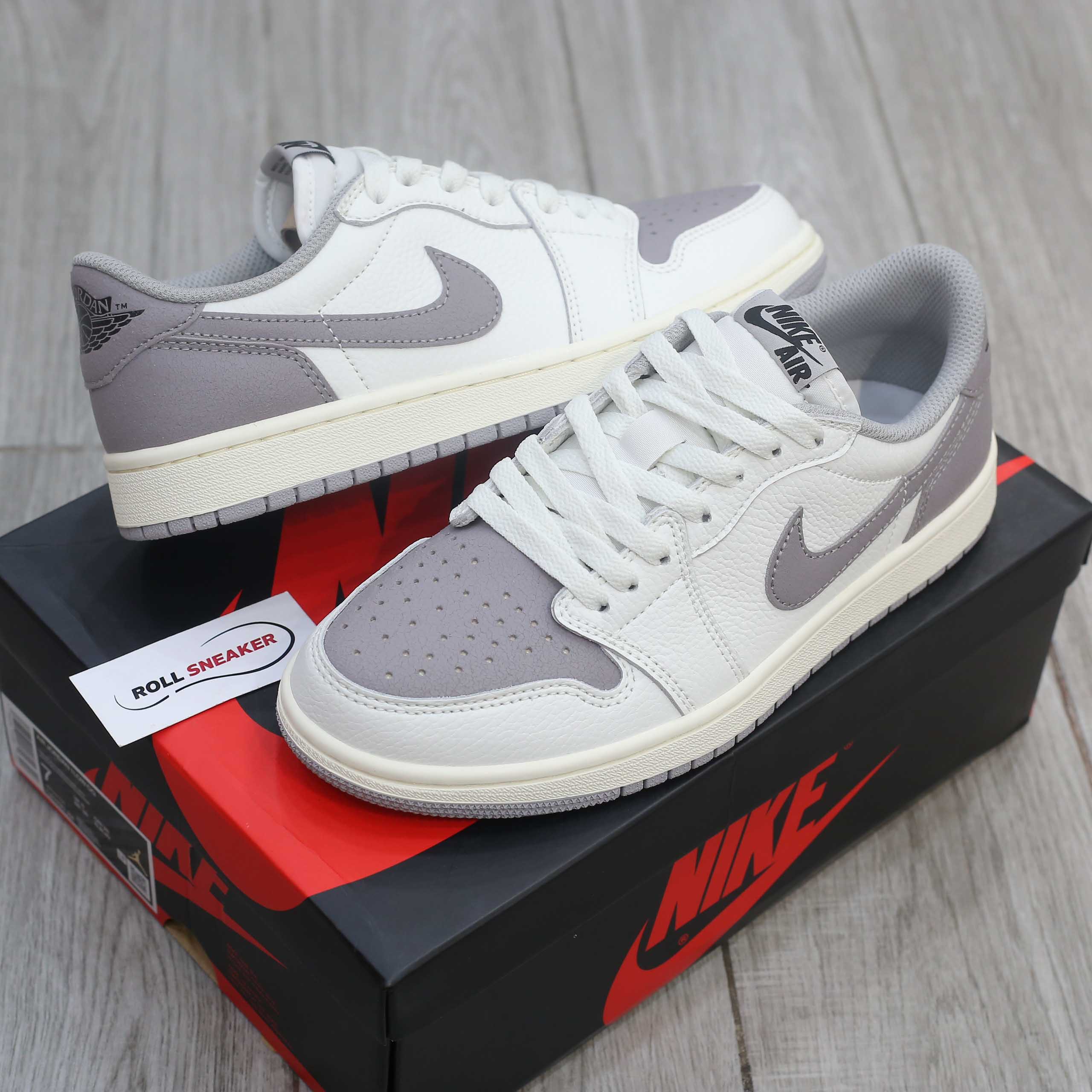 Giày Jordan 1 Retro Low OG Atmosphere Grey Like Auth
