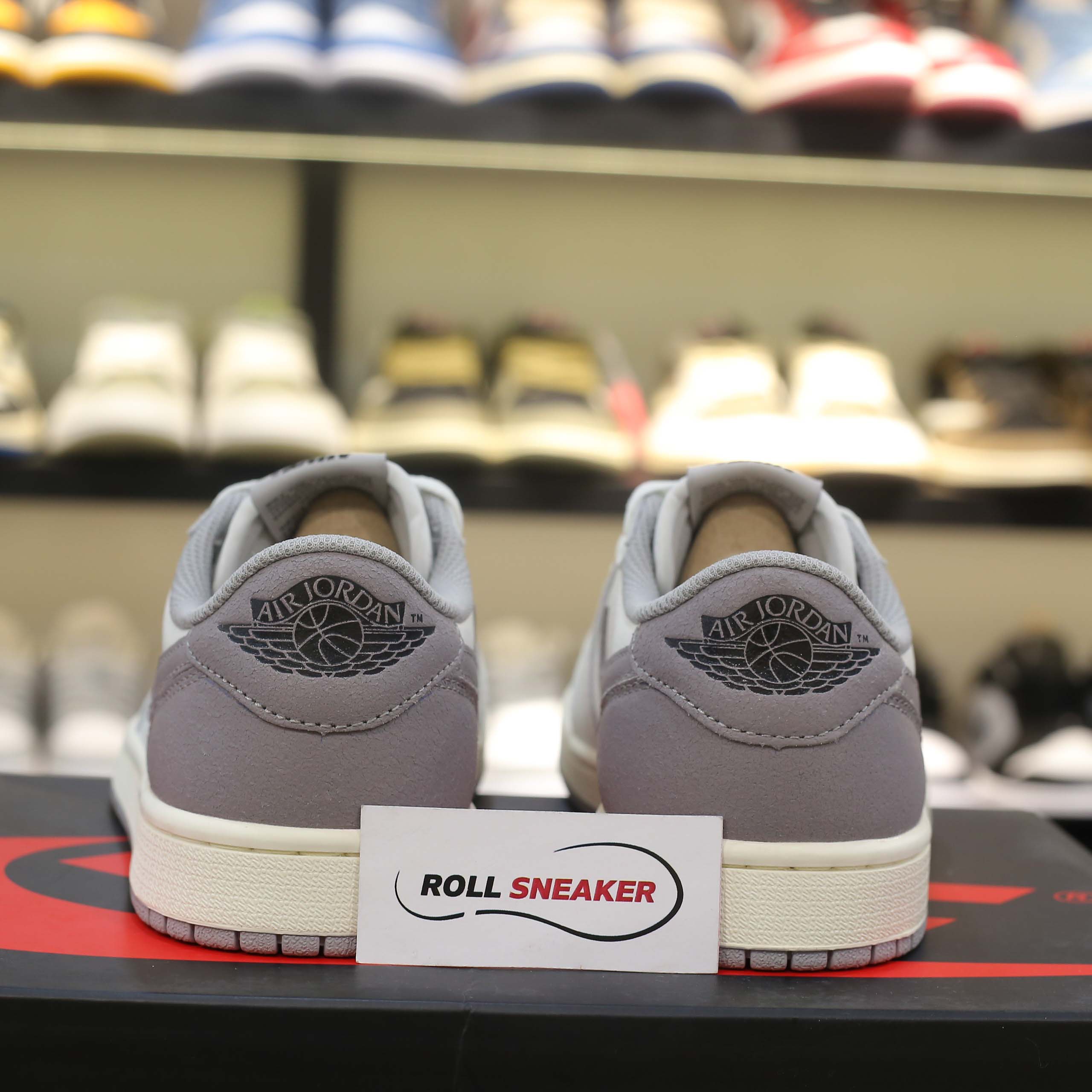 Giày Jordan 1 Retro Low OG Atmosphere Grey Like Auth