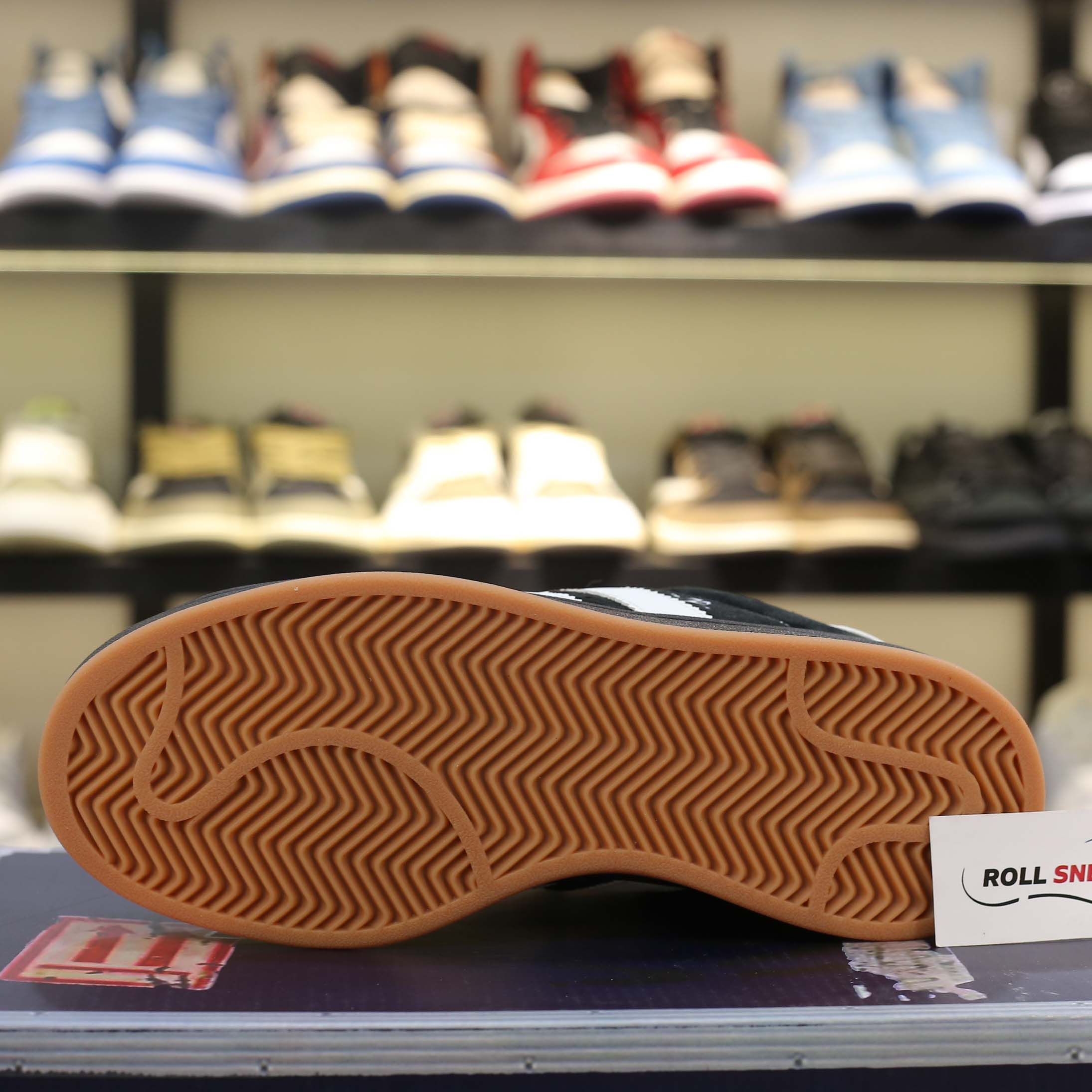 Giày Korn x Adidas Campus 00s ‘Black Gum’ Like Auth