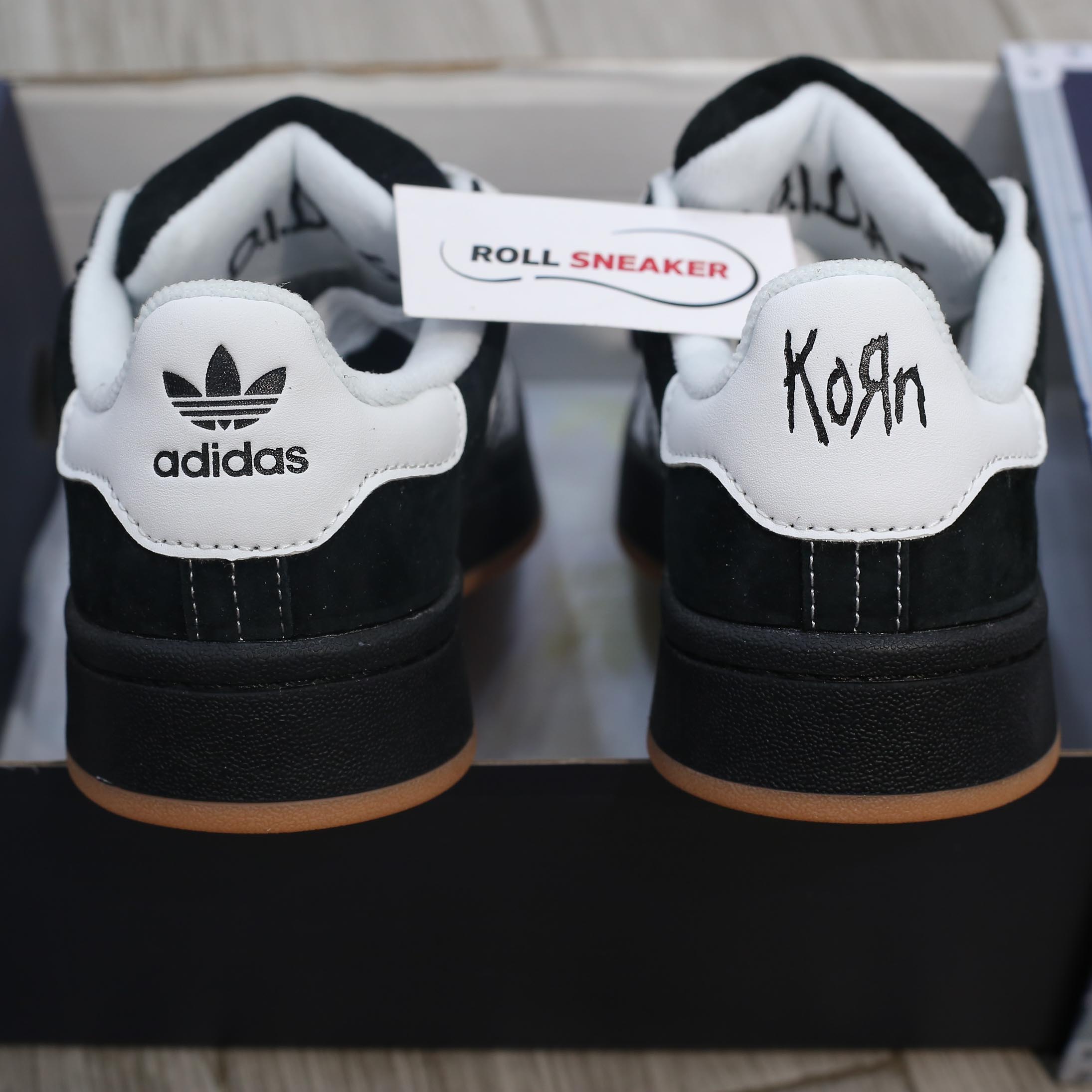 Giày Korn x Adidas Campus 00s ‘Black Gum’ Like Auth