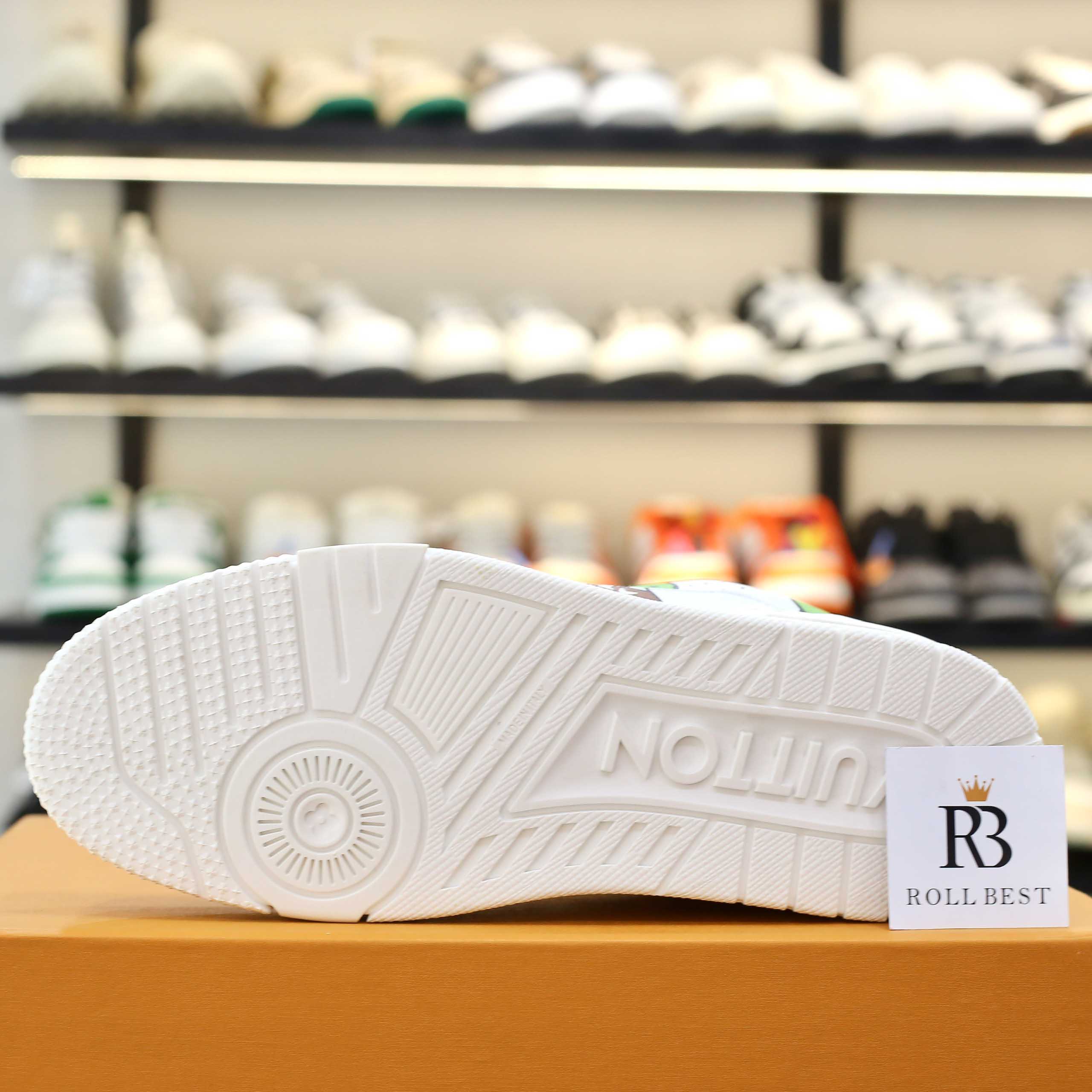 Giày Louis Vuitton LV Trainer x Nigo Duck Best Quality