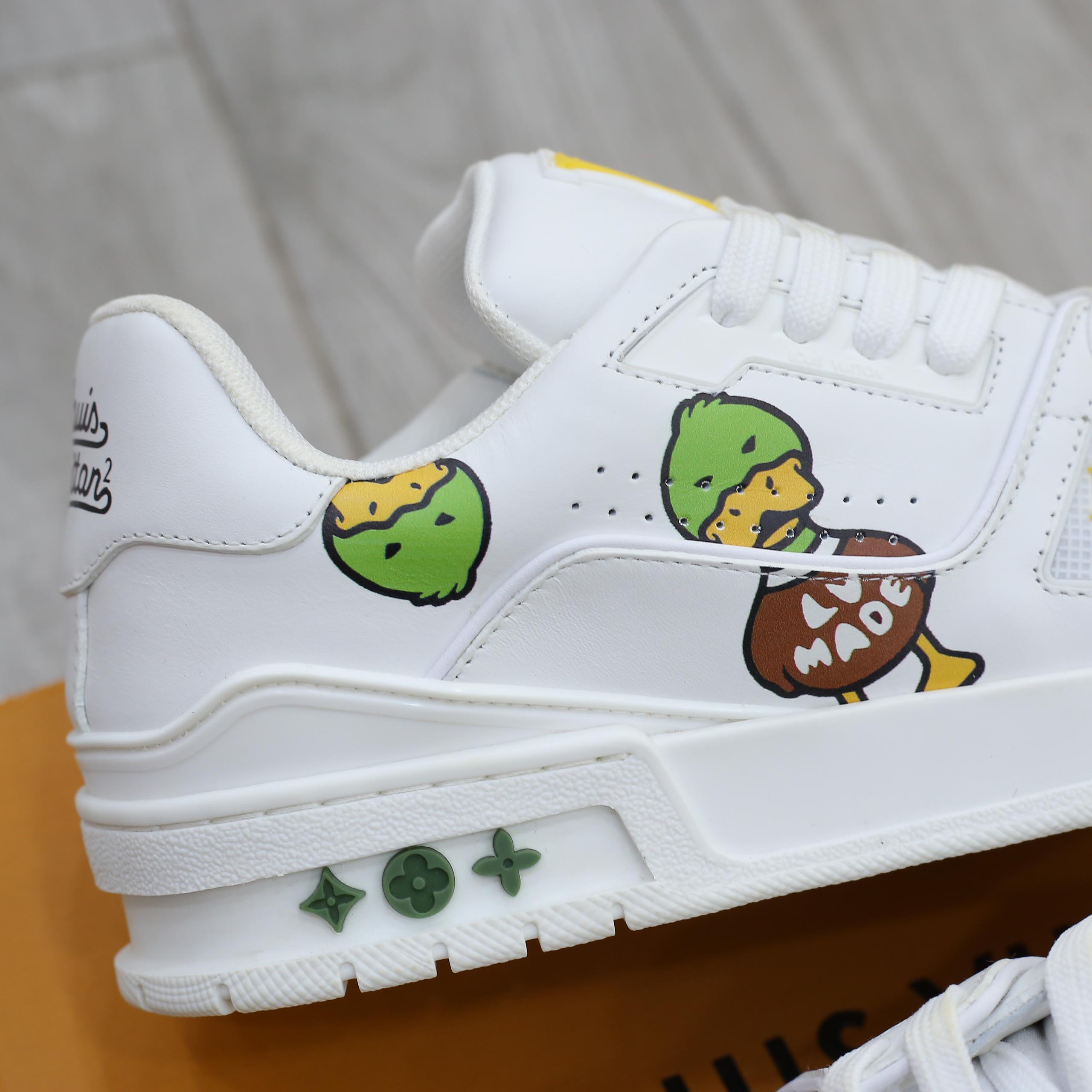 Giày Louis Vuitton LV Trainer x Nigo Duck Best Quality