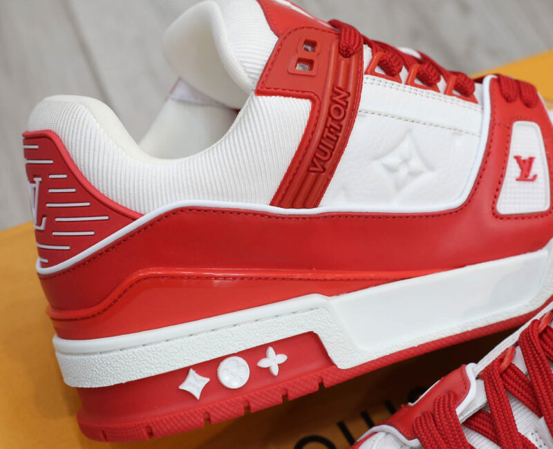 Giày Louis Vuitton Trainer Red White Best Quality