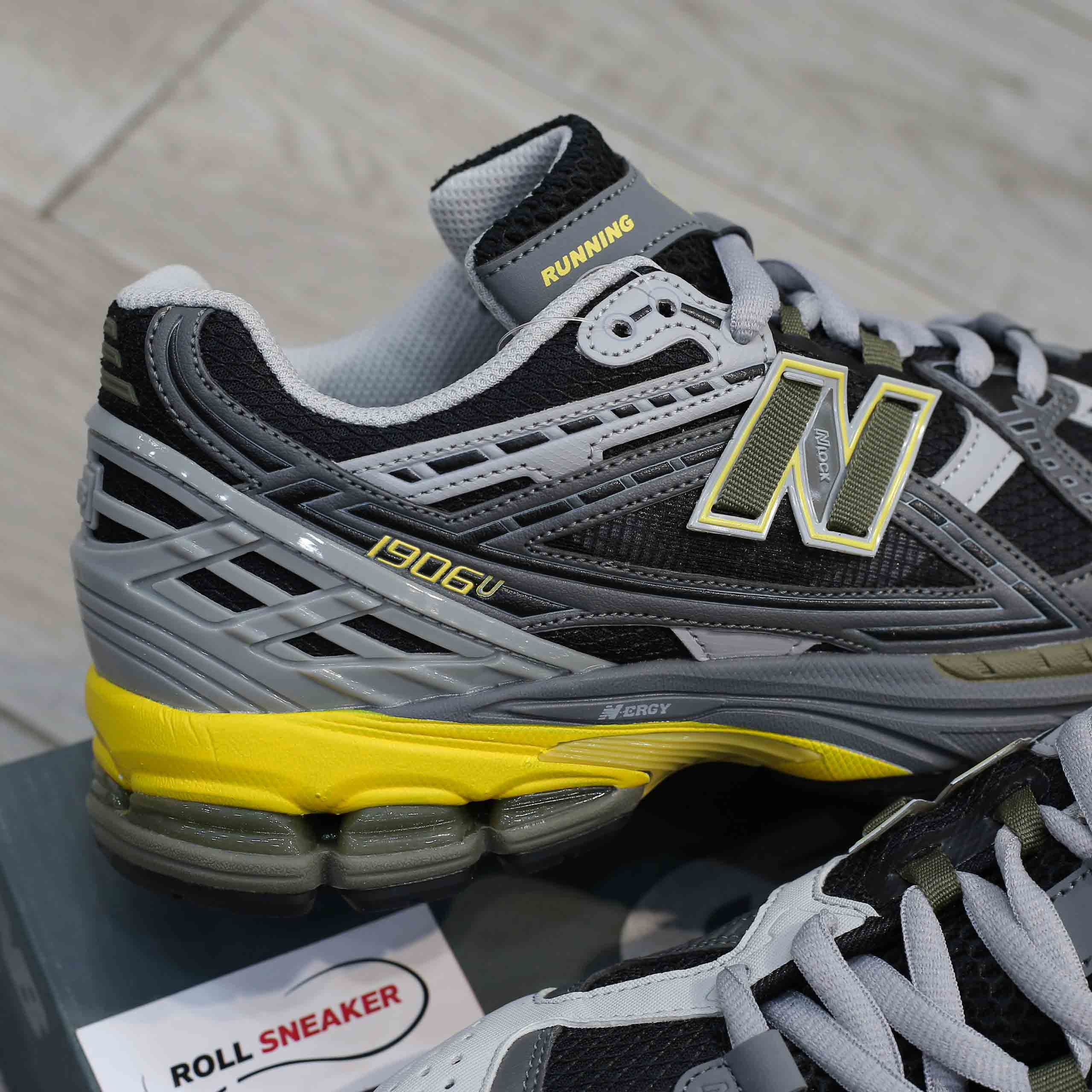 Giày New Balance 1906N Black Yellow Gray Like Auth
