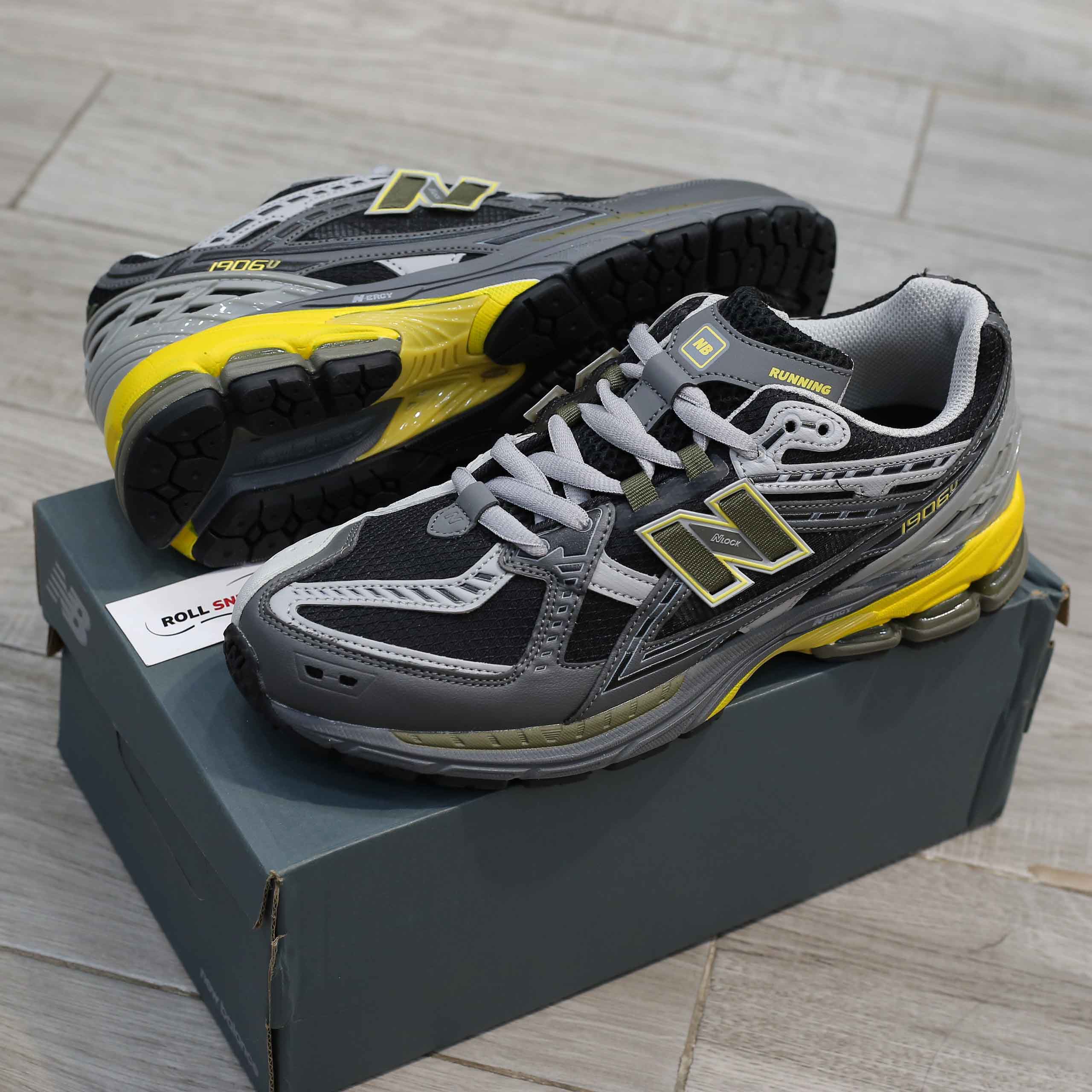 Giày New Balance 1906N Black Yellow Gray Like Auth