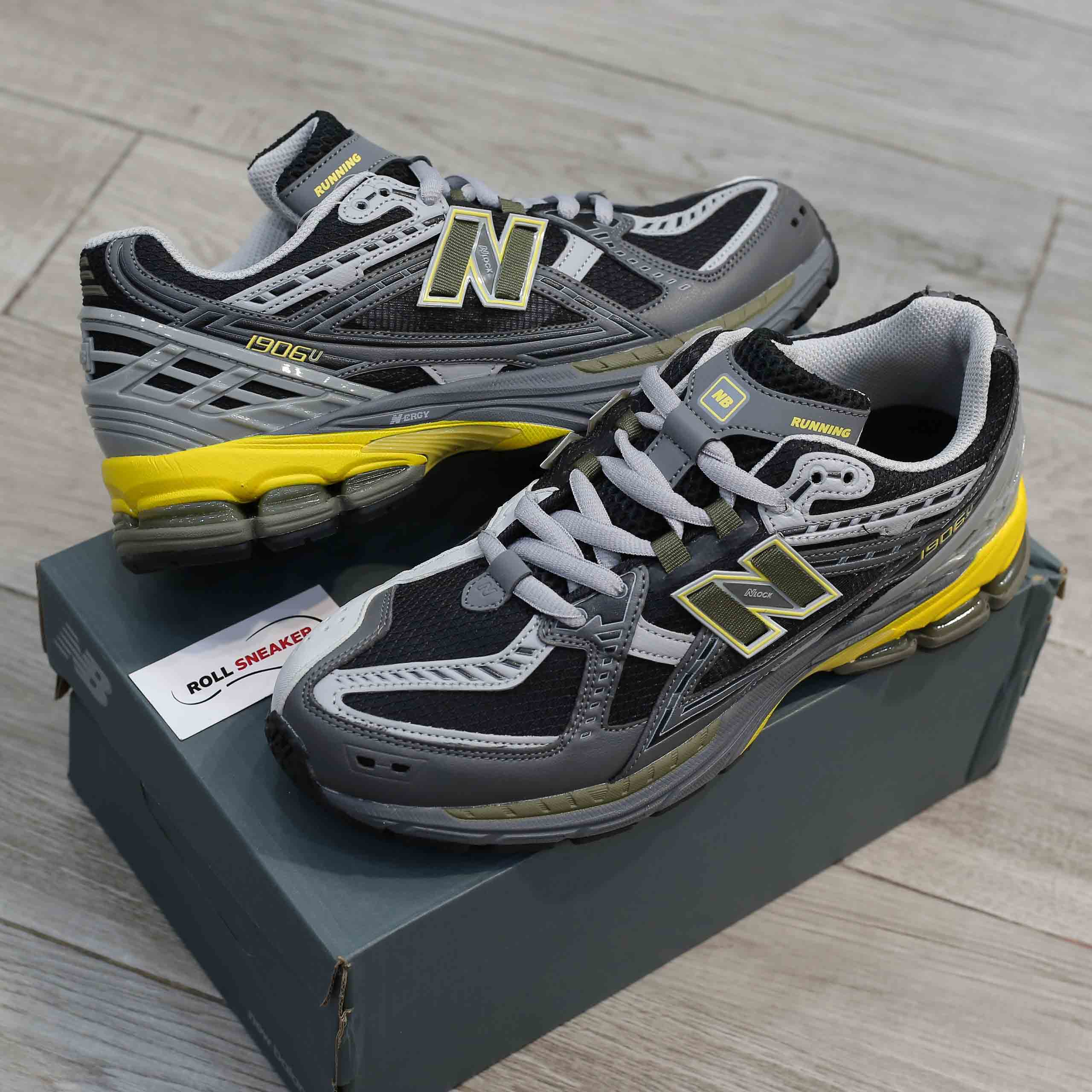 Giày New Balance 1906N Black Yellow Gray Like Auth