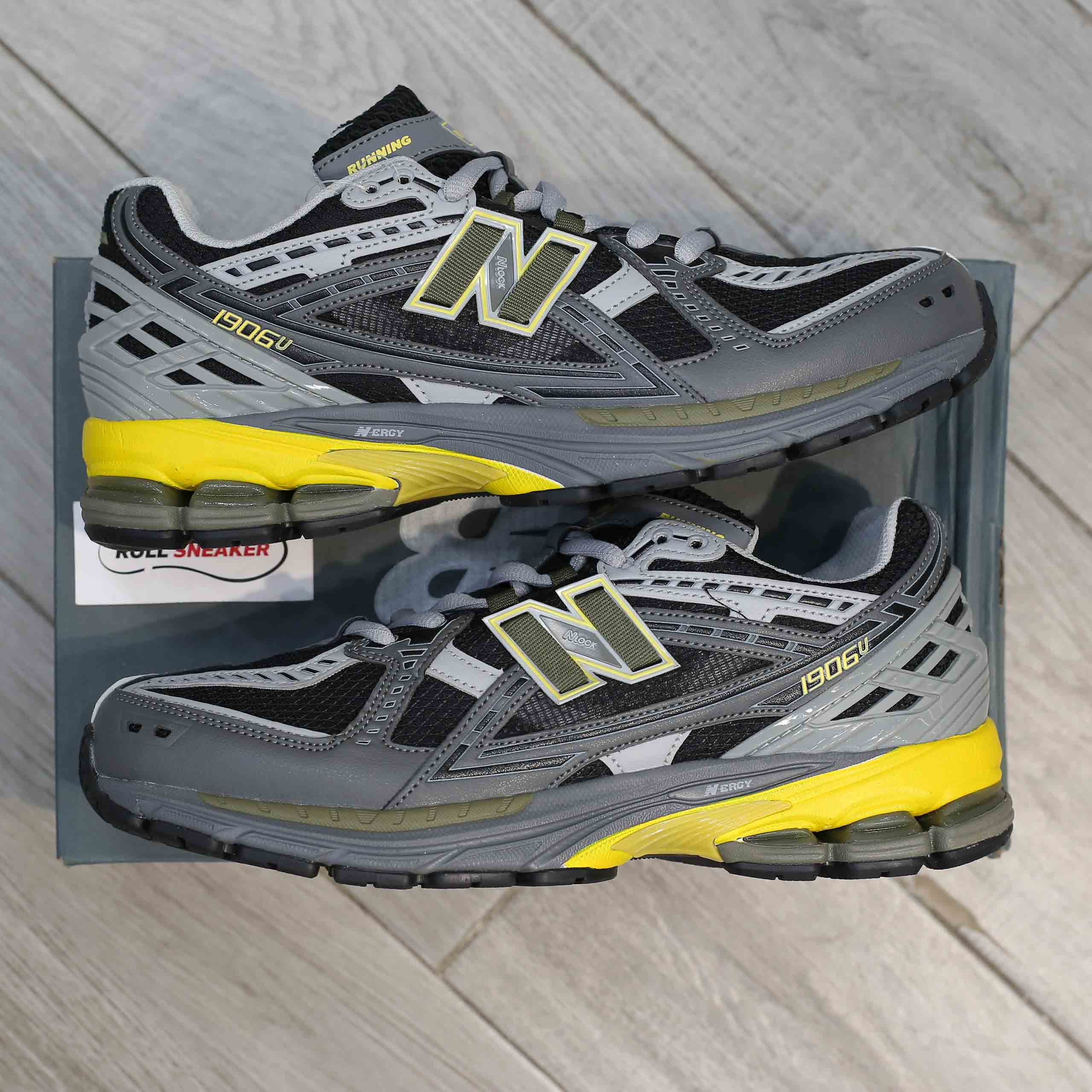 Giày New Balance 1906N Black Yellow Gray Like Auth