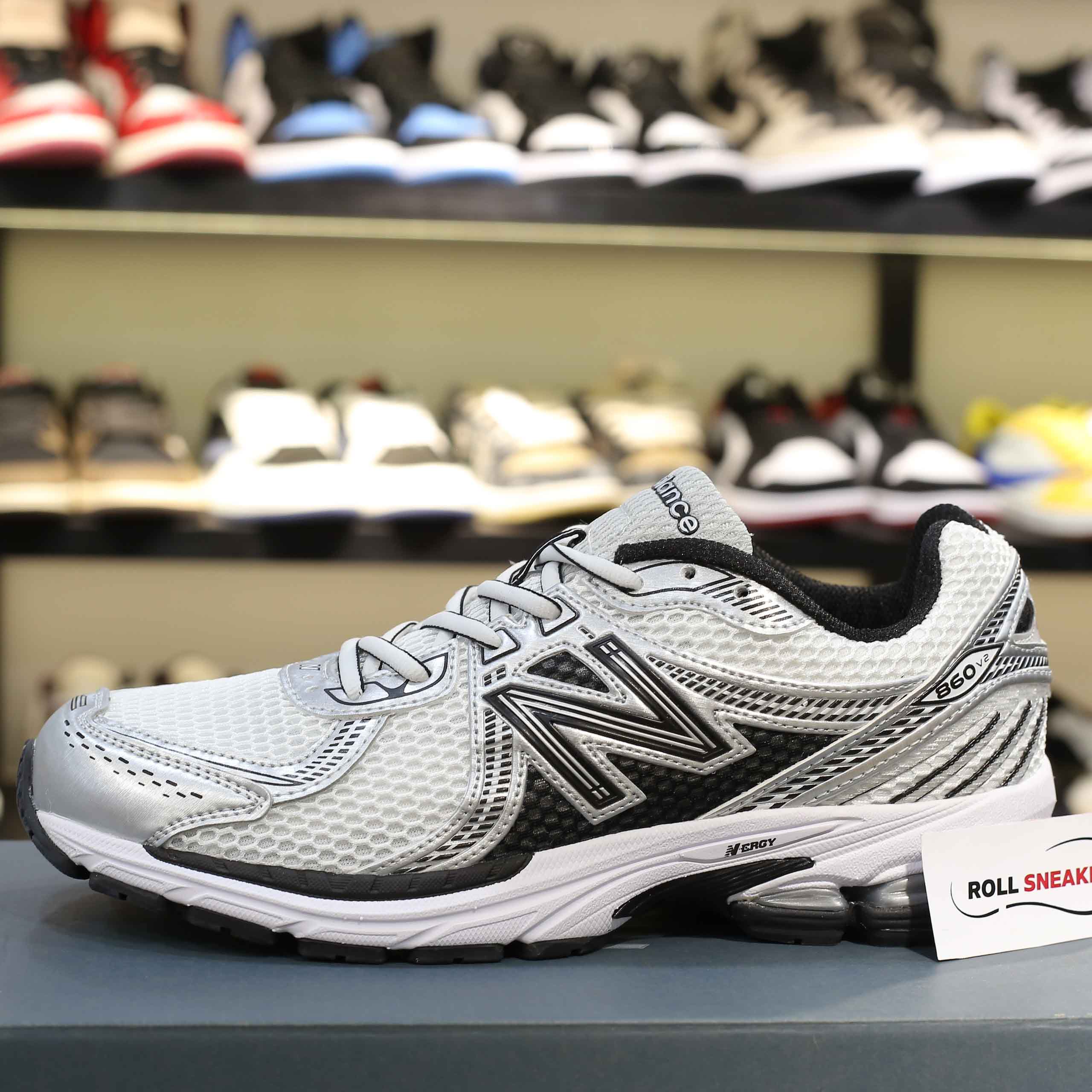 Giày New Balance 860v2 Black White Silver Like Auth