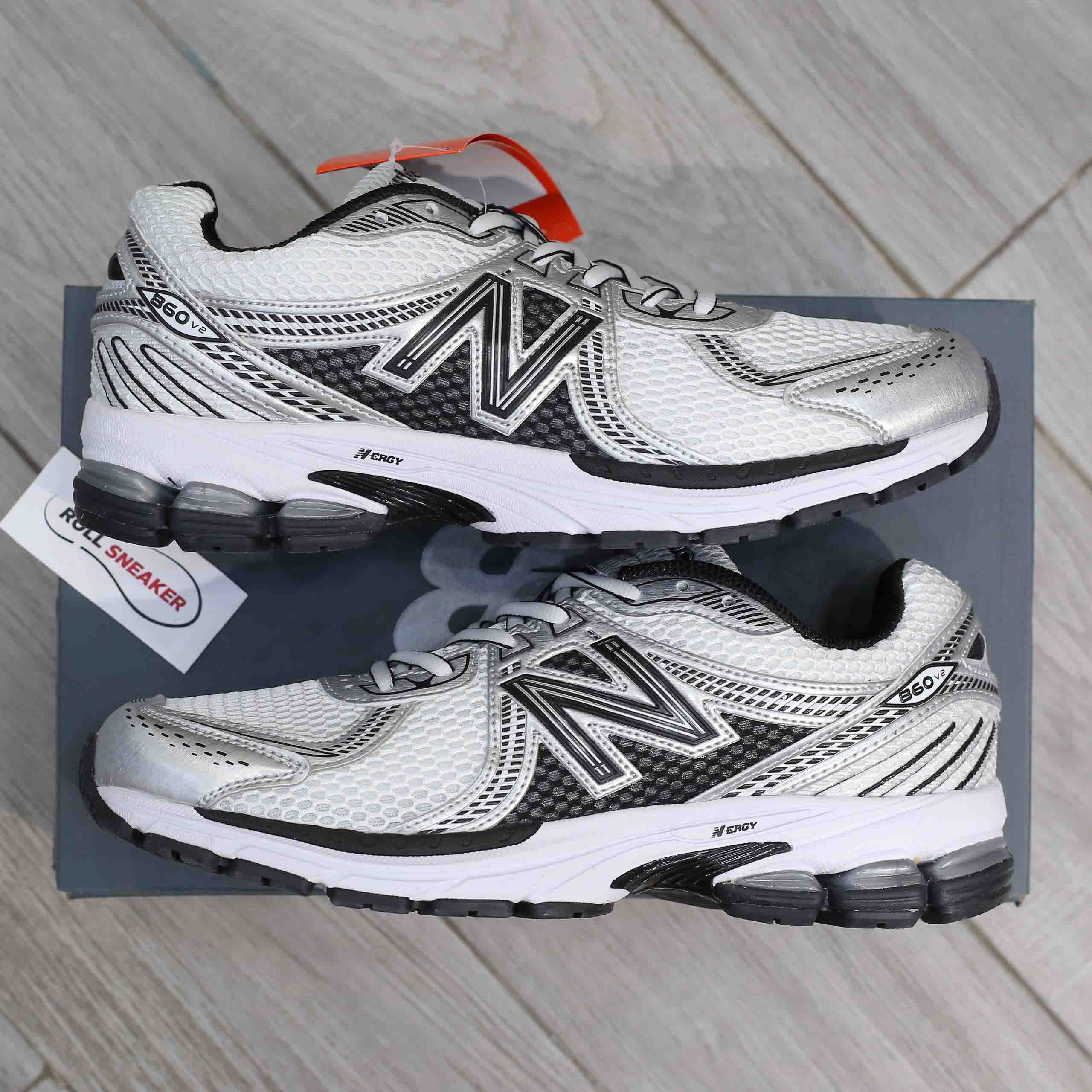 Giày New Balance 860v2 Black White Silver Like Auth
