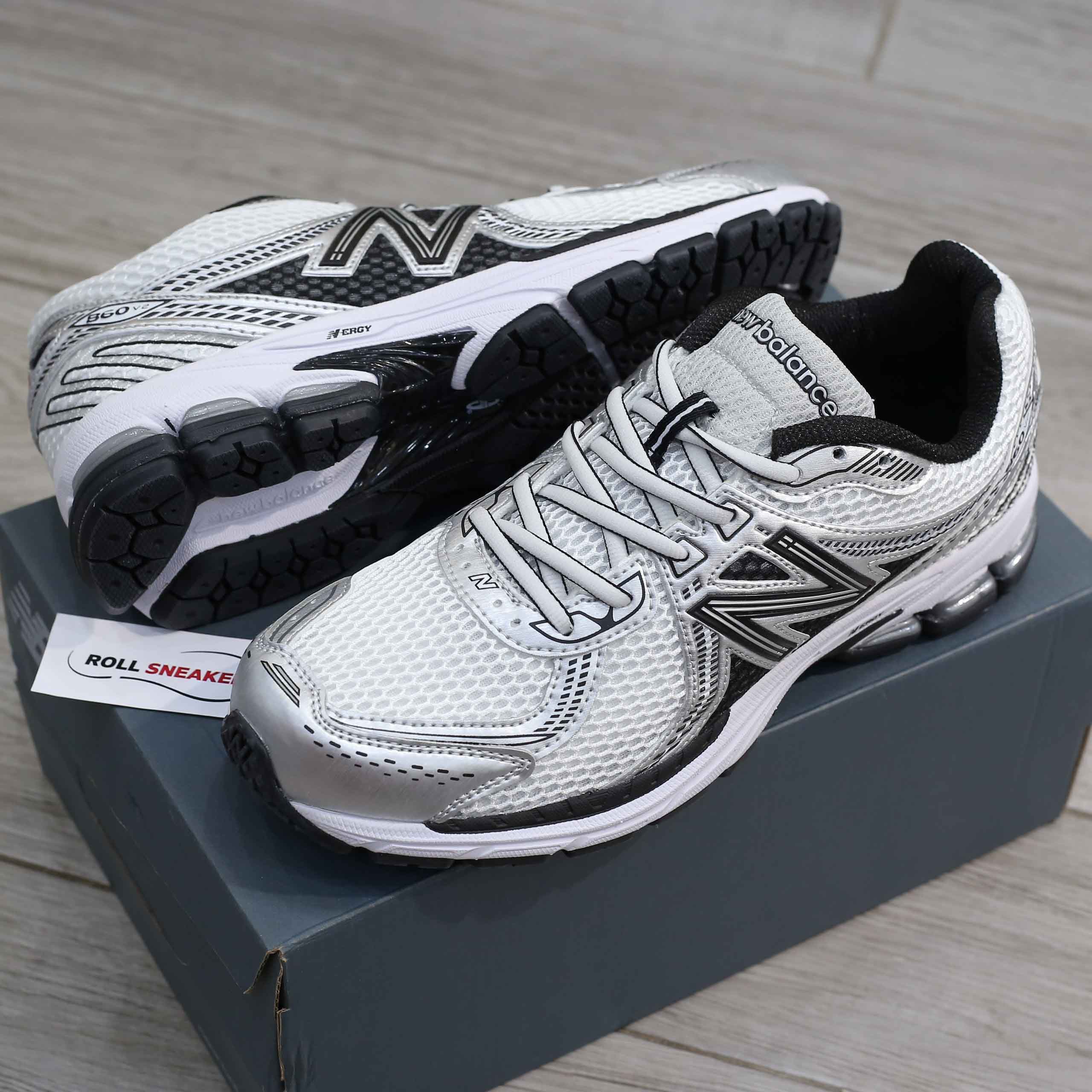 Giày New Balance 860v2 Black White Silver Like Auth