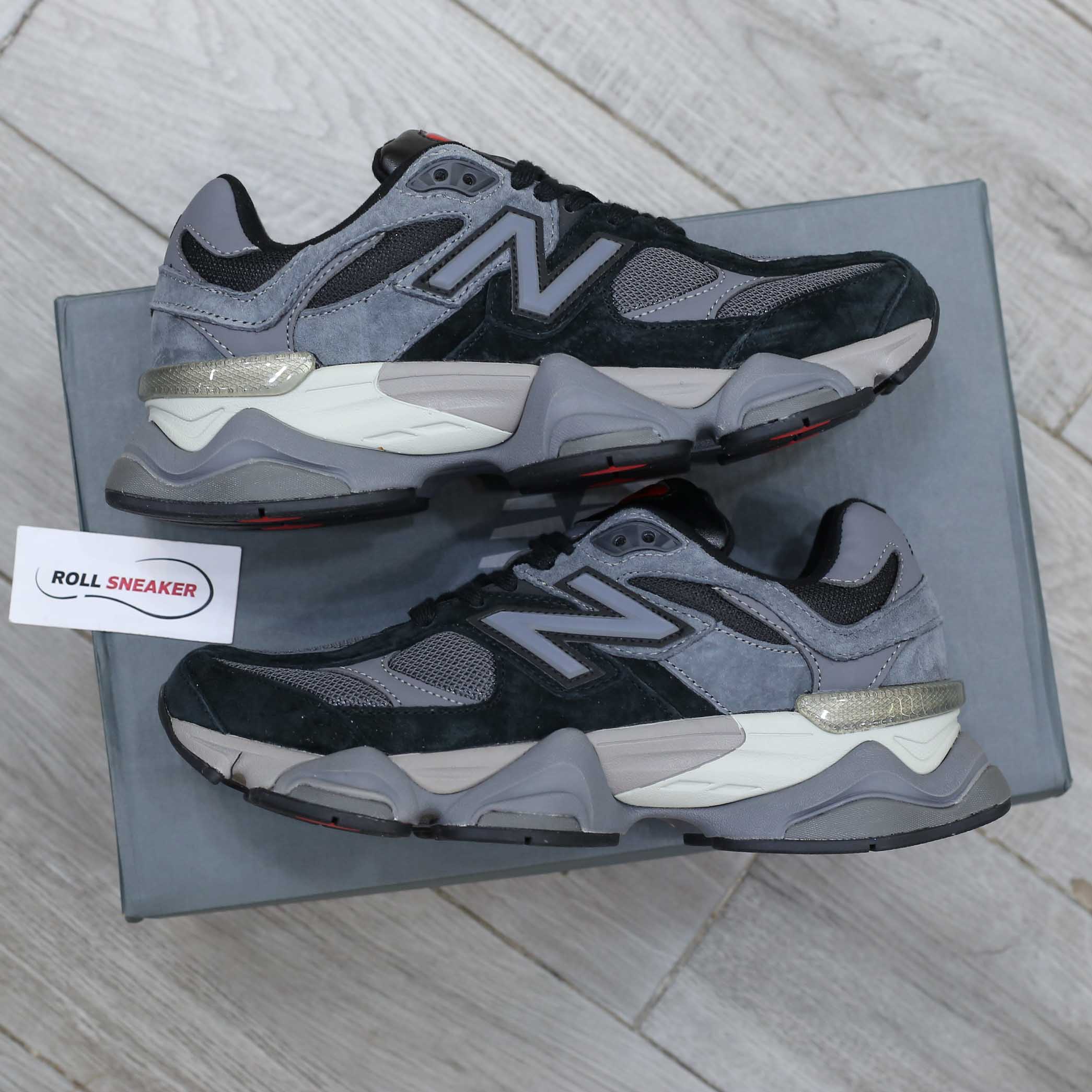 Giày New Balance 9060 Black Castlerock Grey Like Auth