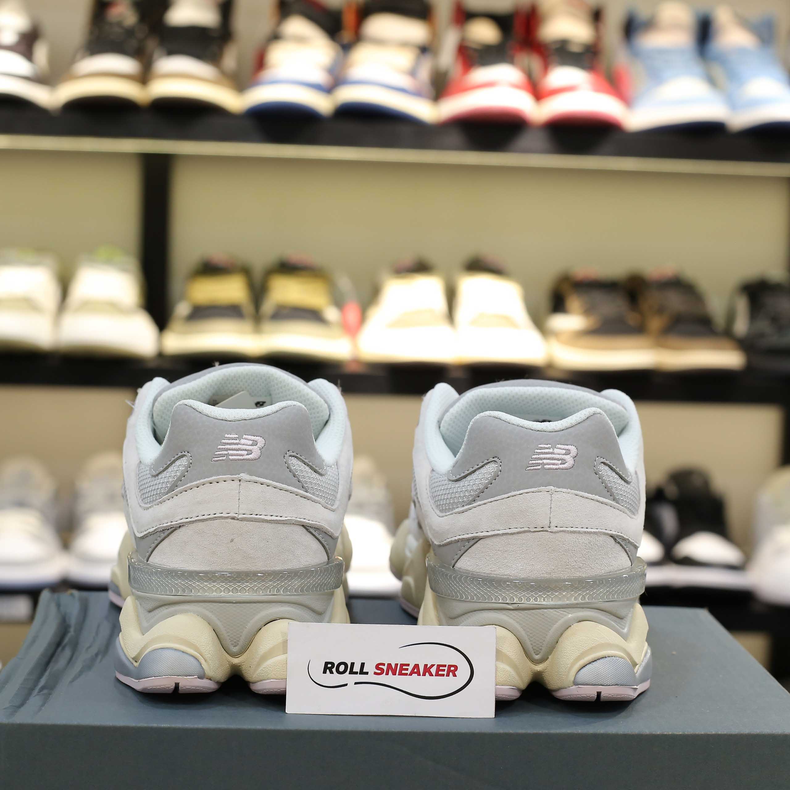 Giày New Balance 9060 Grey Lilac Like Auth