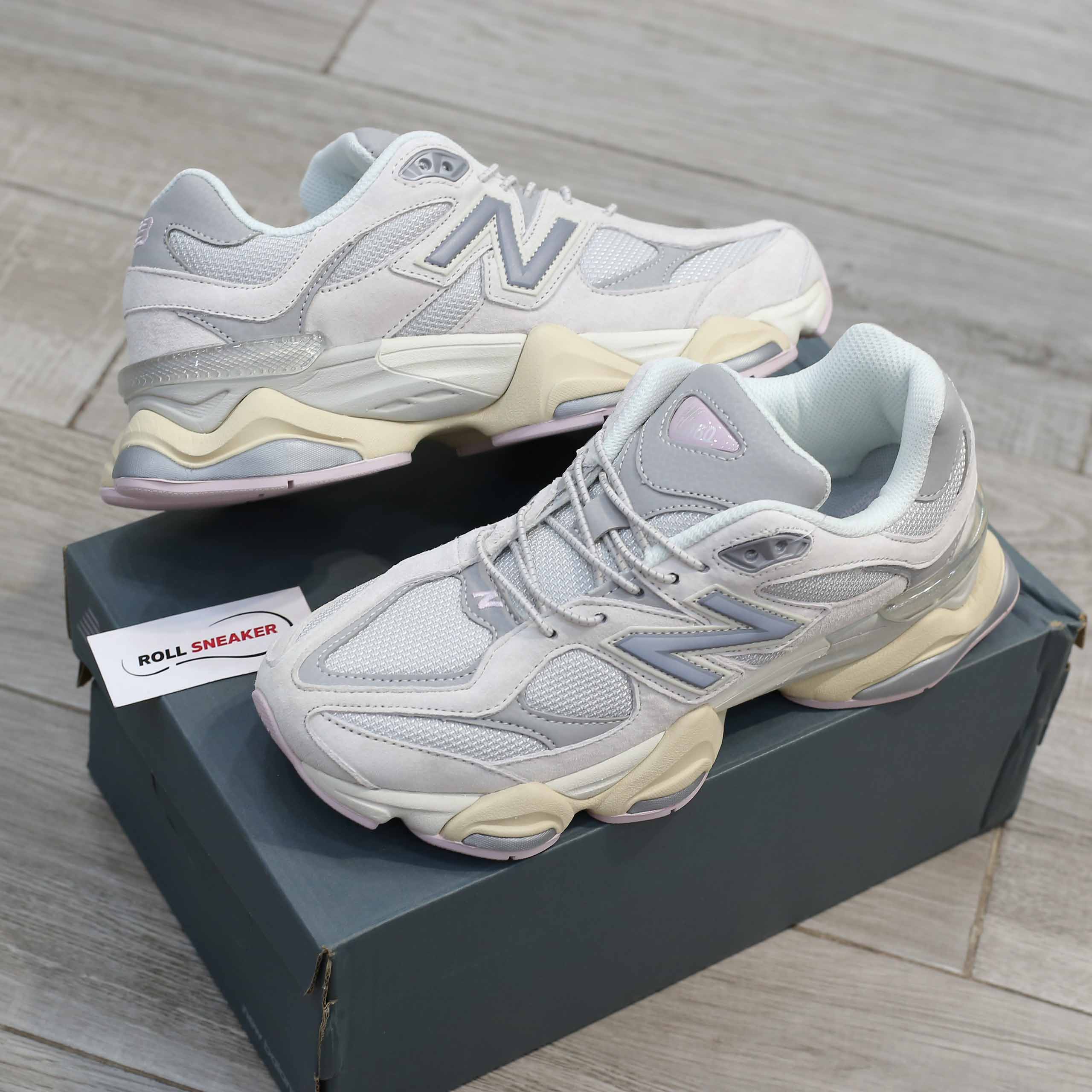 Giày New Balance 9060 Grey Lilac Like Auth