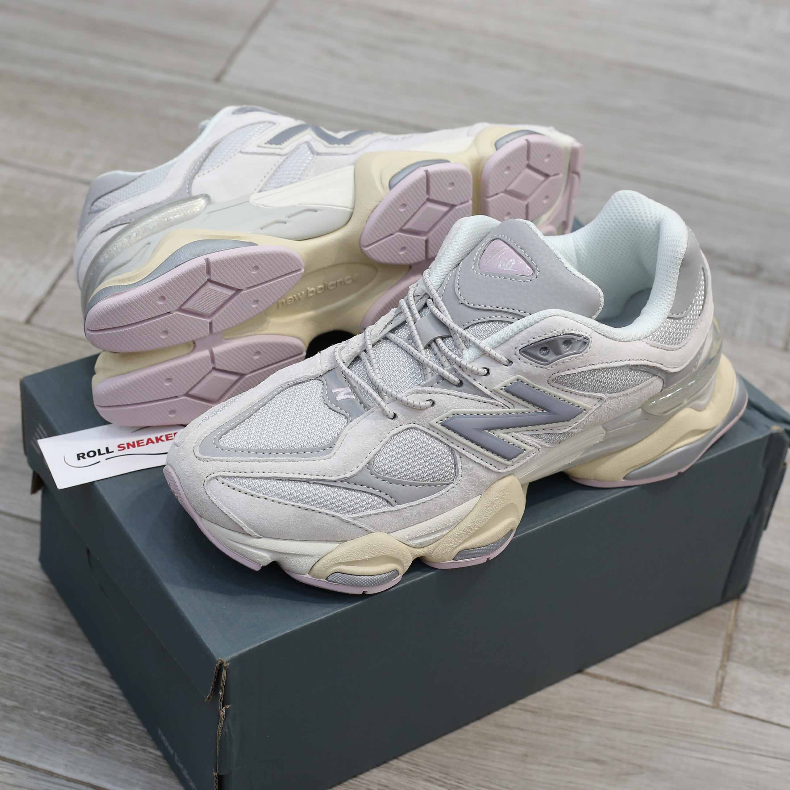 Giày New Balance 9060 Grey Lilac Like Auth