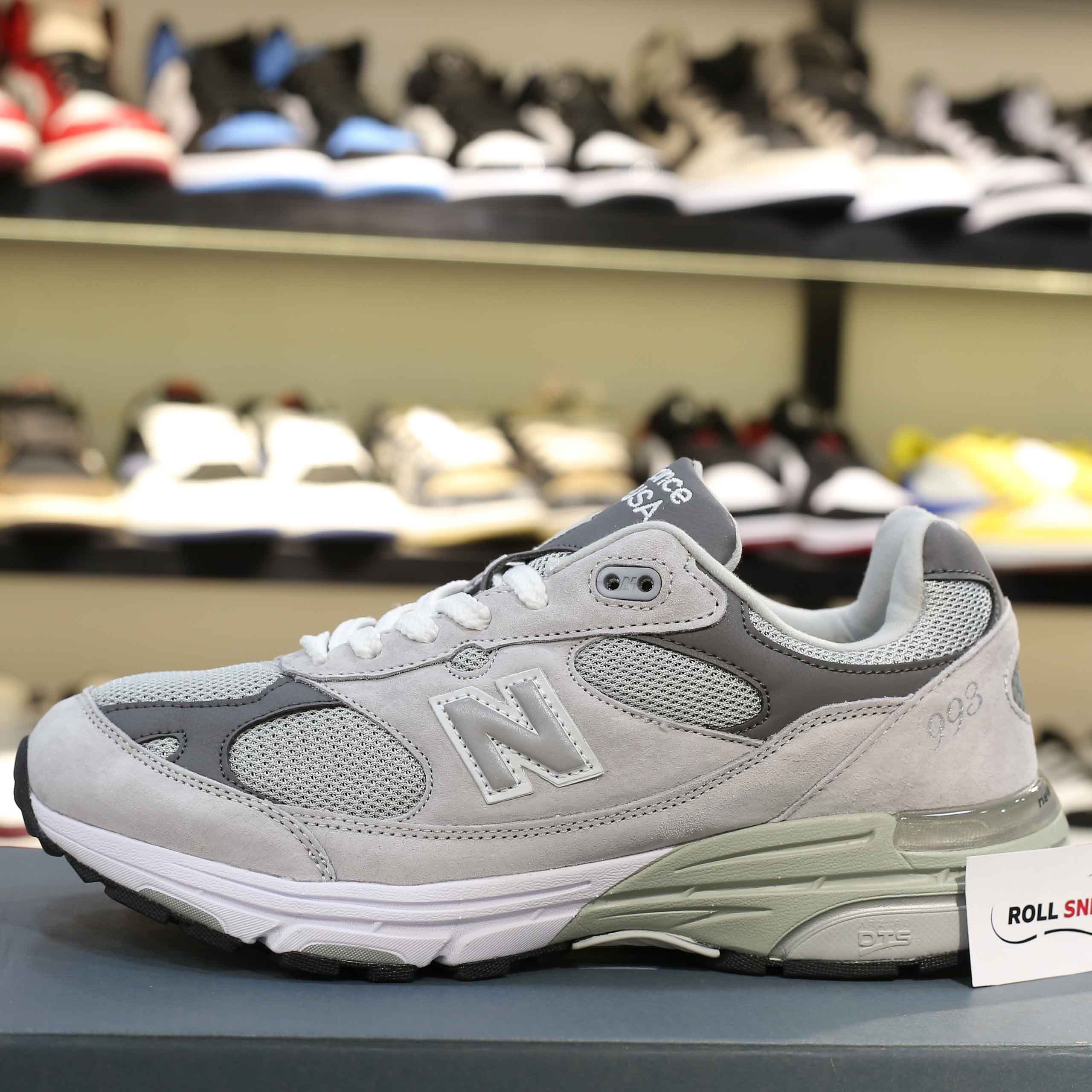 Giày New Balance 993 Made in USA ‘Grey White’ Like Auth