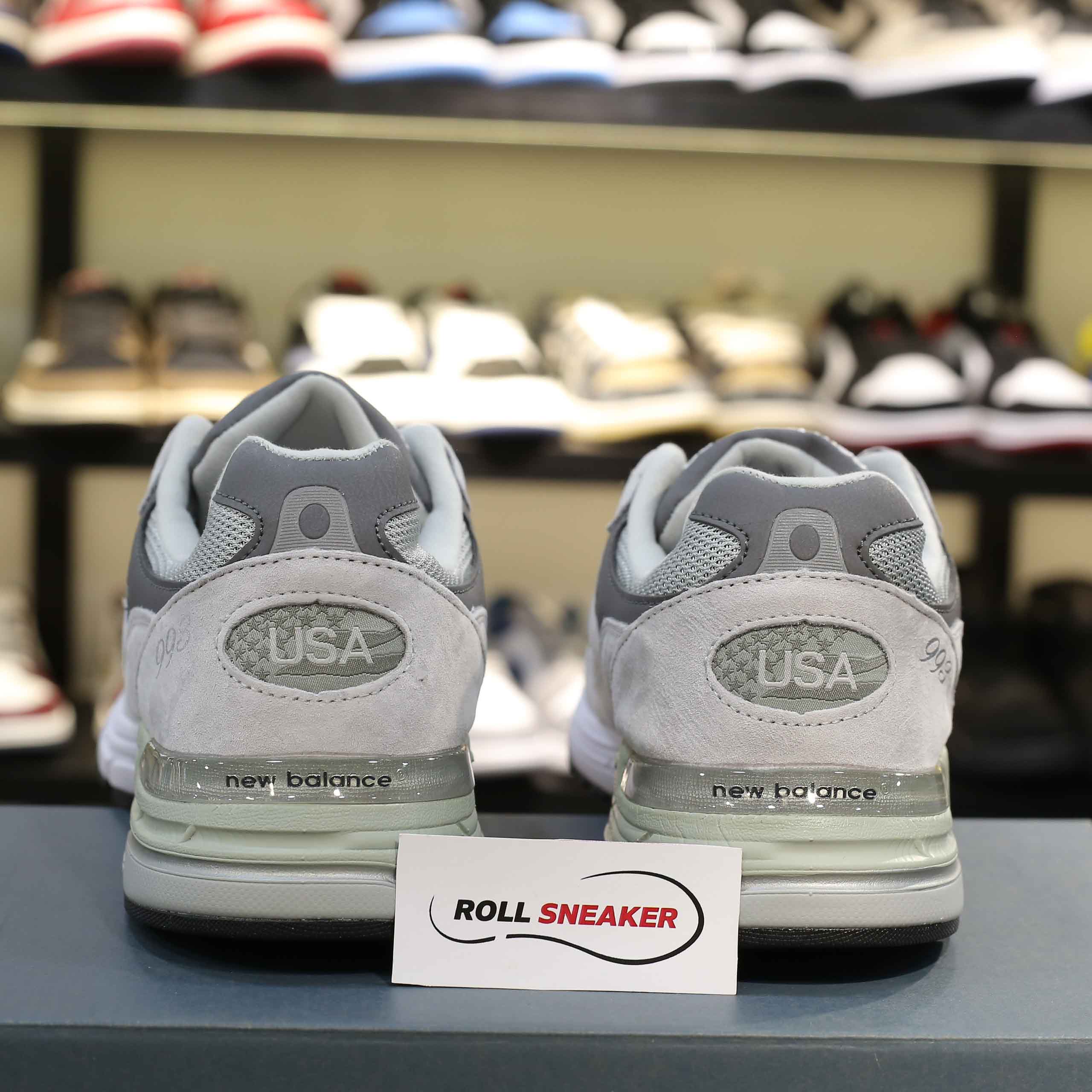 Giày New Balance 993 Made in USA ‘Grey White’ Like Auth