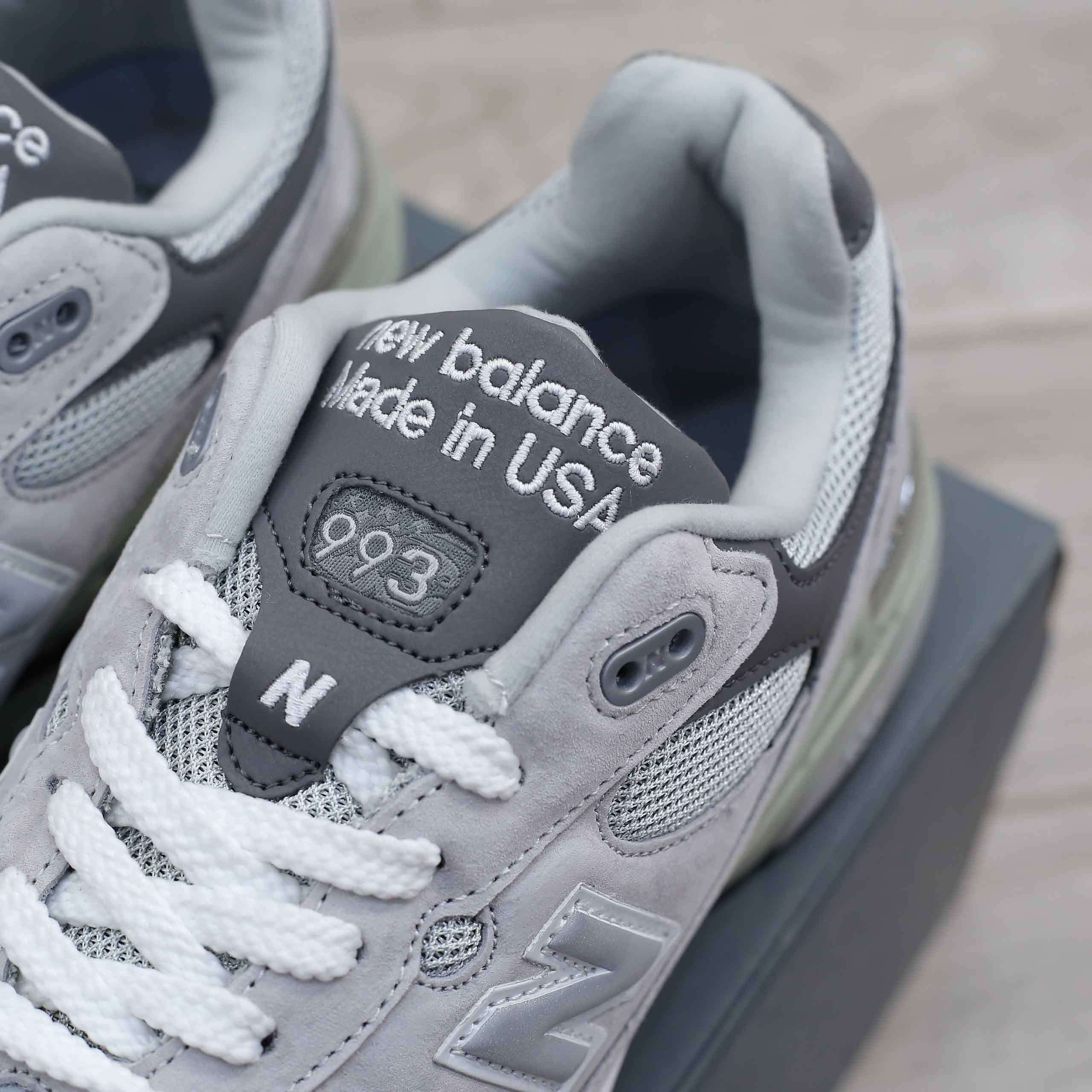 Giày New Balance 993 Made in USA ‘Grey White’ Like Auth