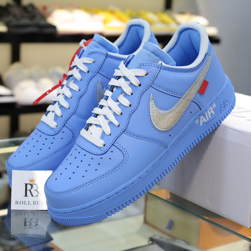 Giày Nike Air Force 1 Low Off-White MCA University Blue Best Quality