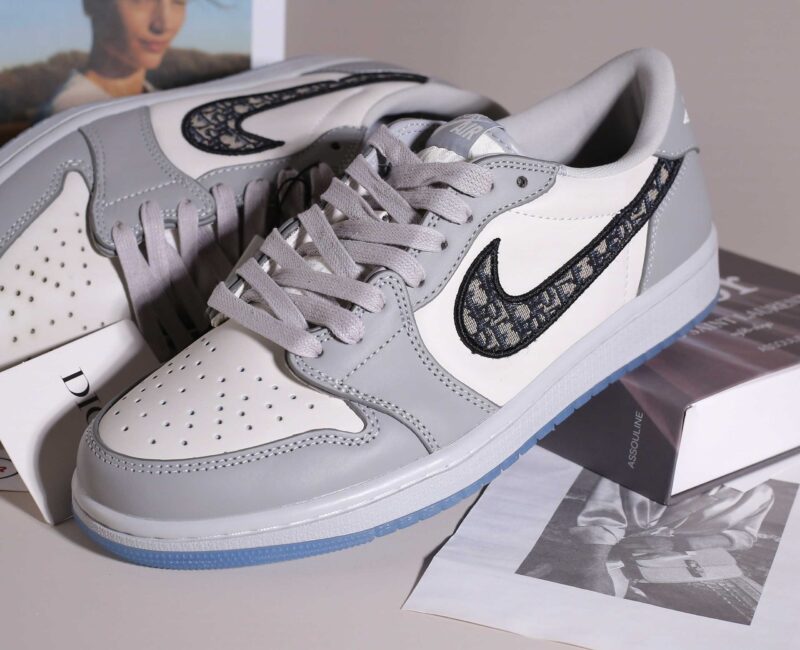 Giày Nike Air Jordan 1 Retro Low Dior Best Quality – Thanh Lý No Box New 100%