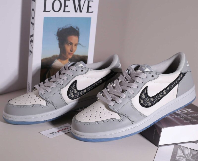 Giày Nike Air Jordan 1 Retro Low Dior Best Quality – Thanh Lý No Box New 100%