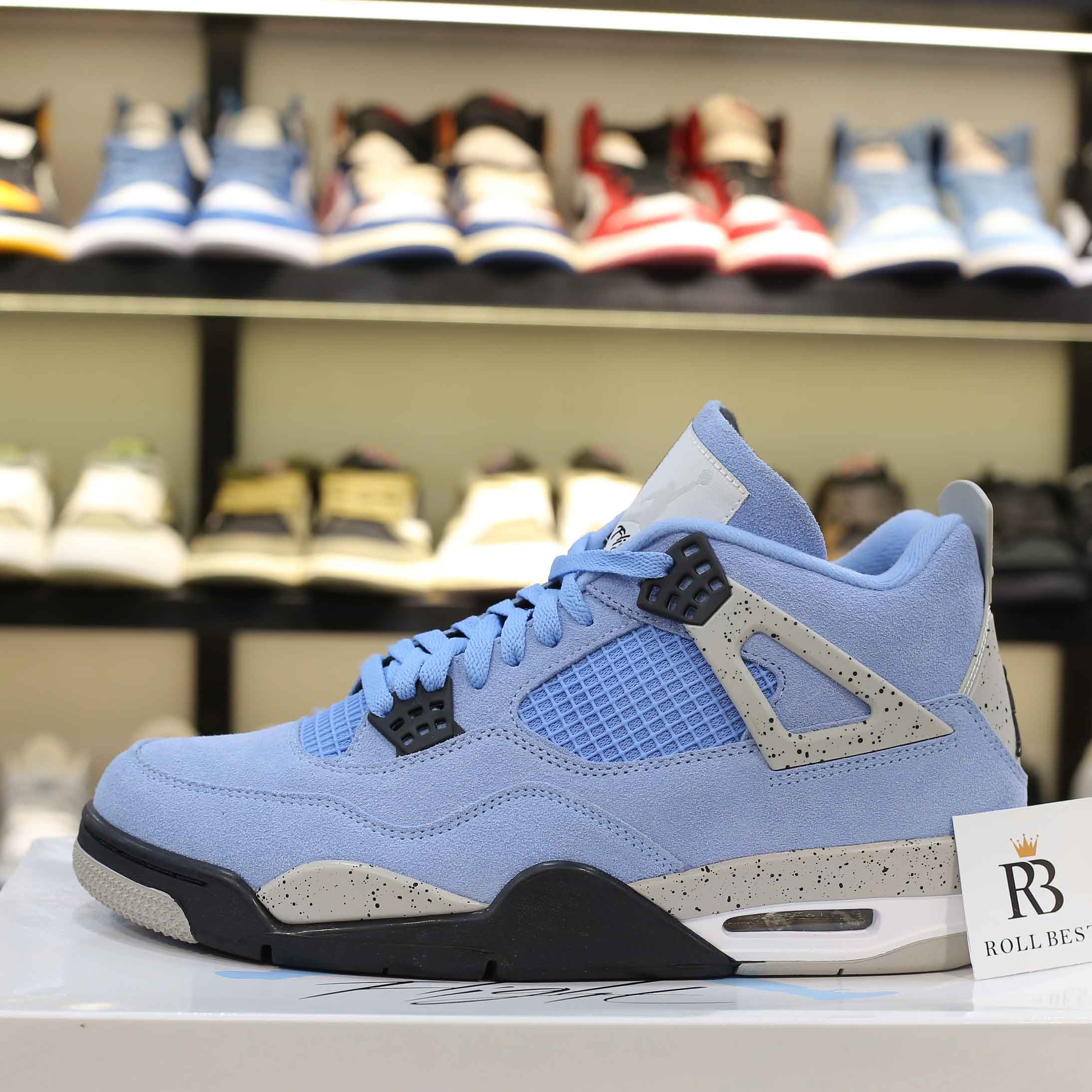 Giày Nike Air Jordan 4 Retro University Blue Best Quality