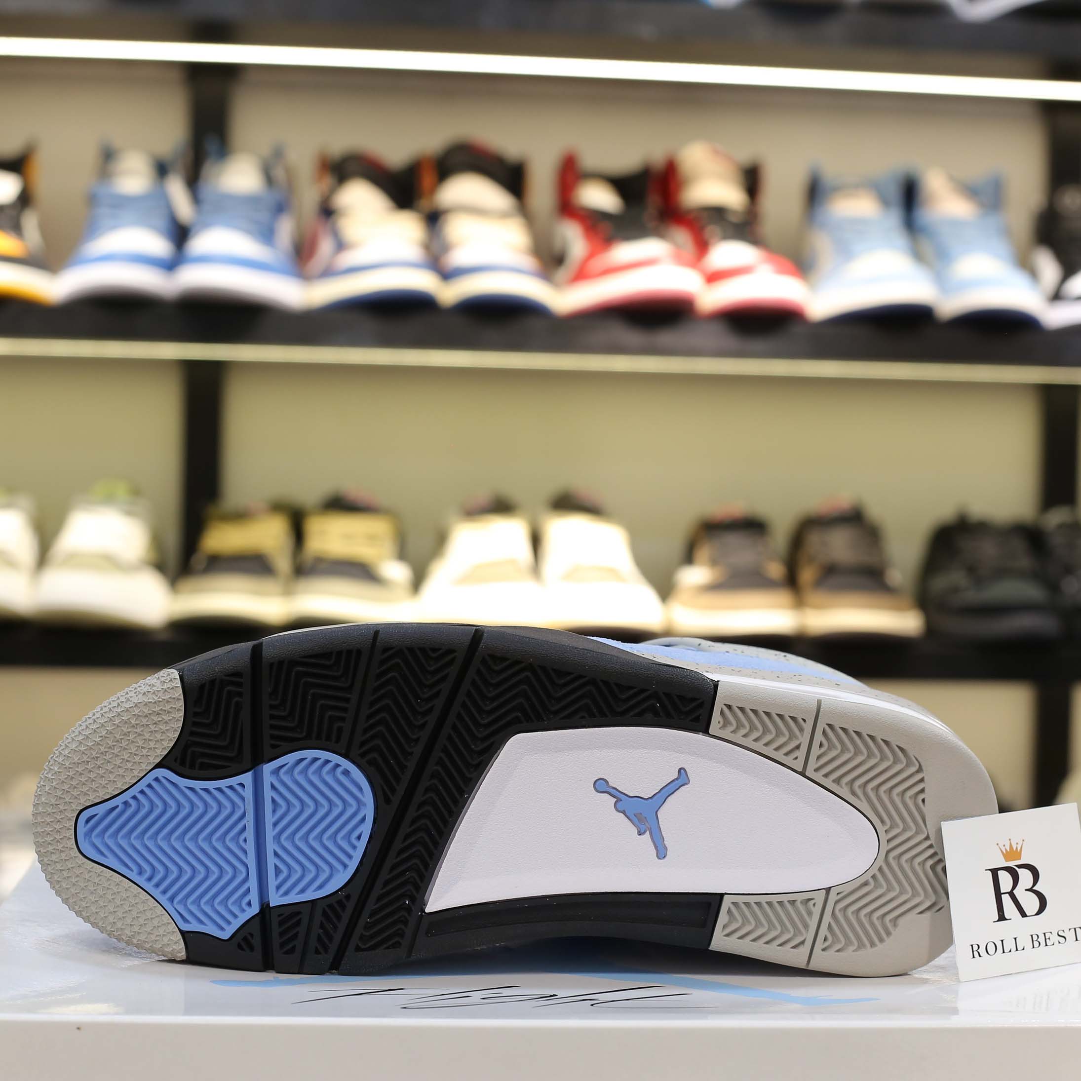 Giày Nike Air Jordan 4 Retro University Blue Best Quality