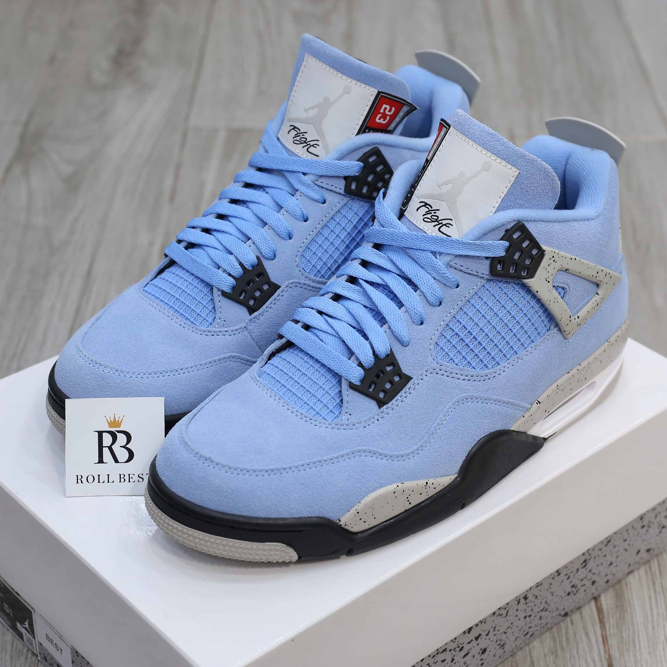 Giày Nike Air Jordan 4 Retro University Blue Best Quality