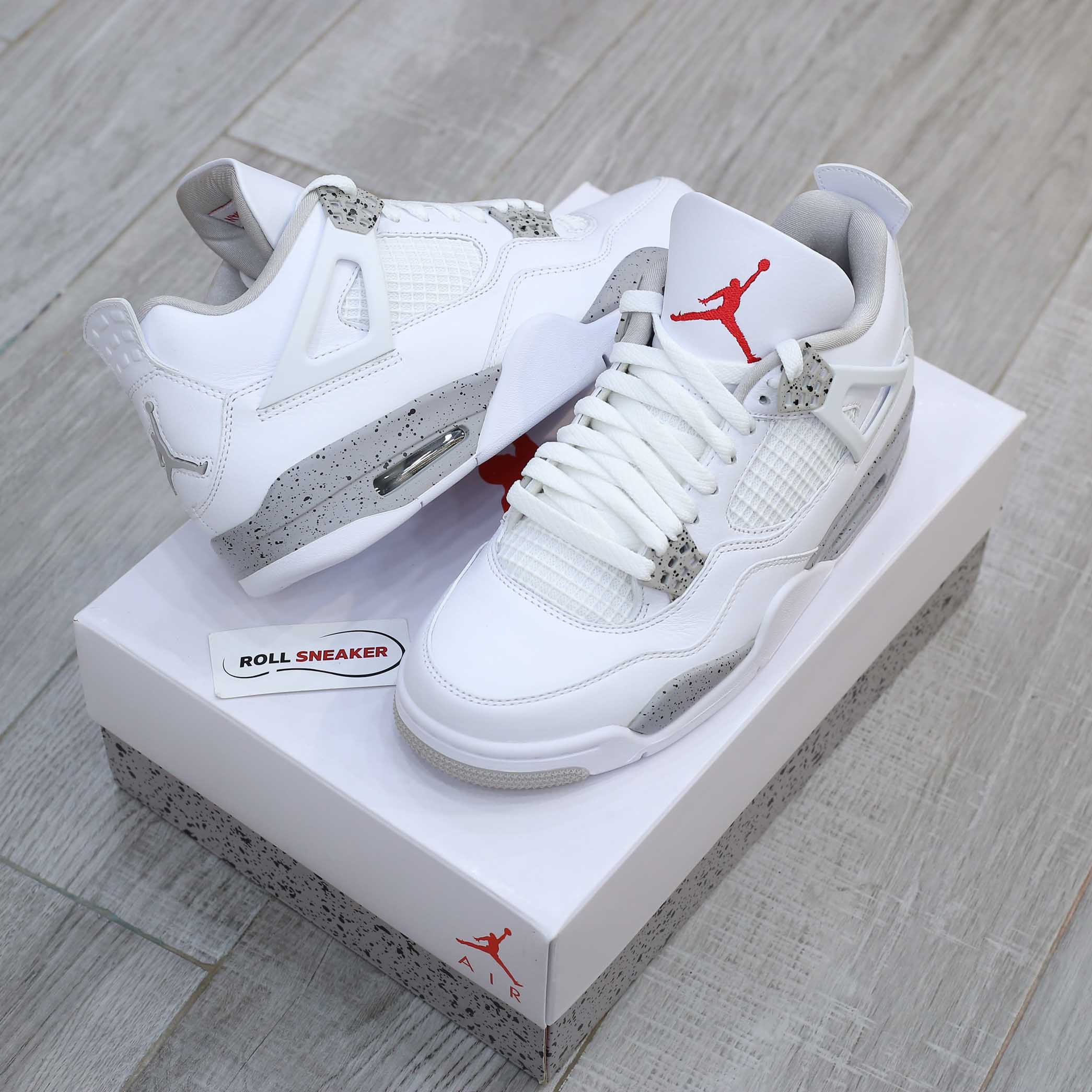 Giày Nike Air Jordan 4 White Oreo 2021 Best Quality