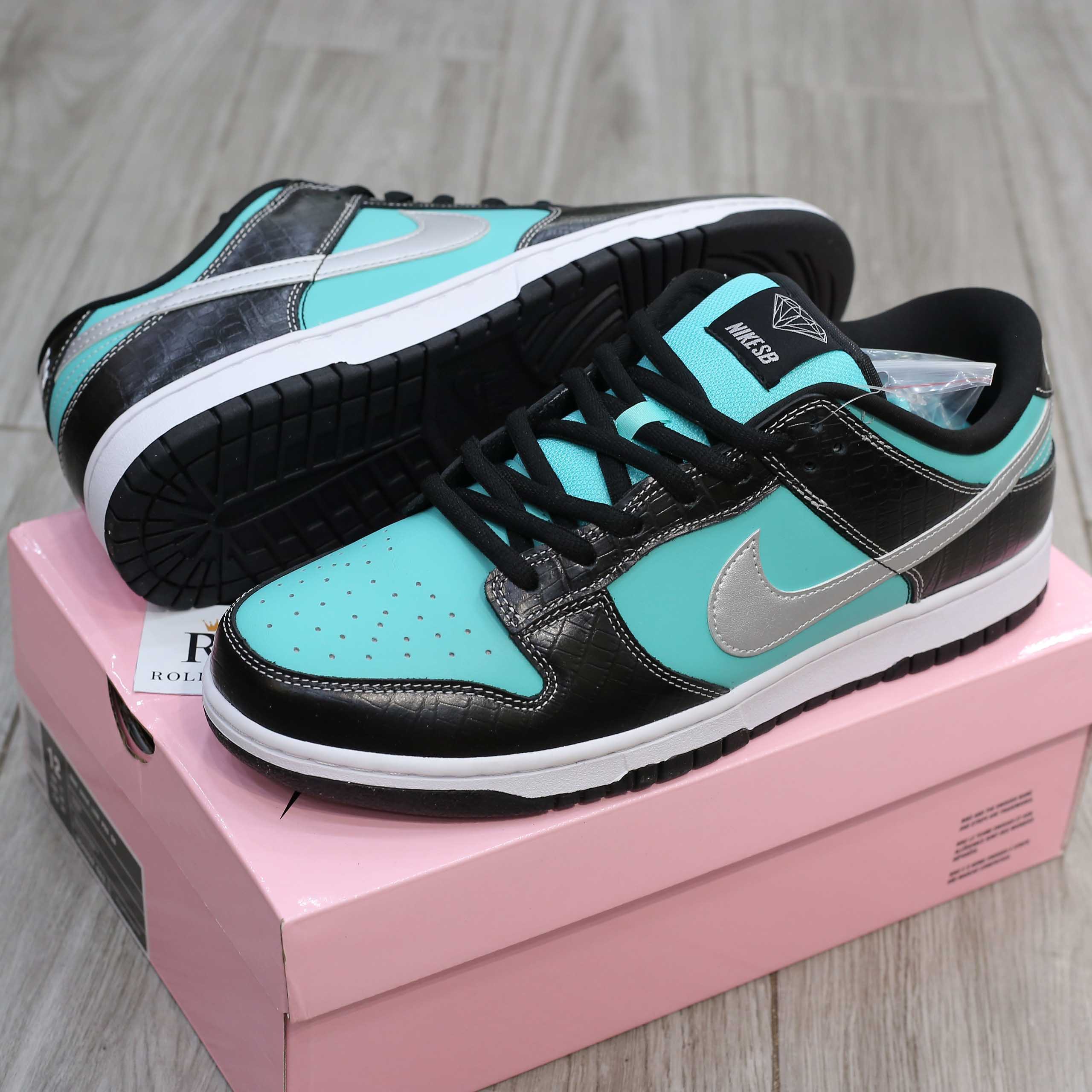 Giày Nike Diamond Supply Co. x Dunk Low Pro SB ‘Tiffany’ Best Quality