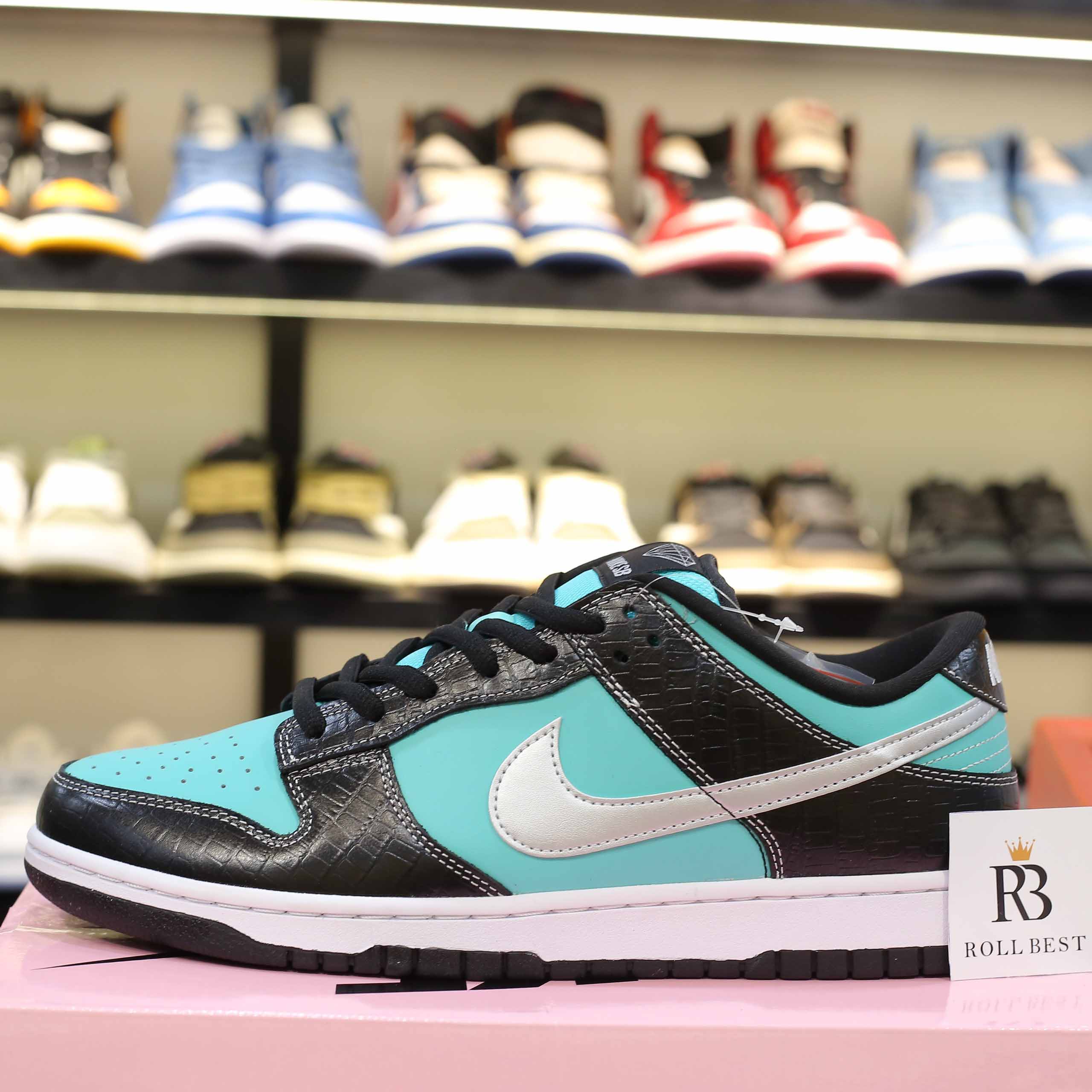 Giày Nike Diamond Supply Co. x Dunk Low Pro SB ‘Tiffany’ Best Quality