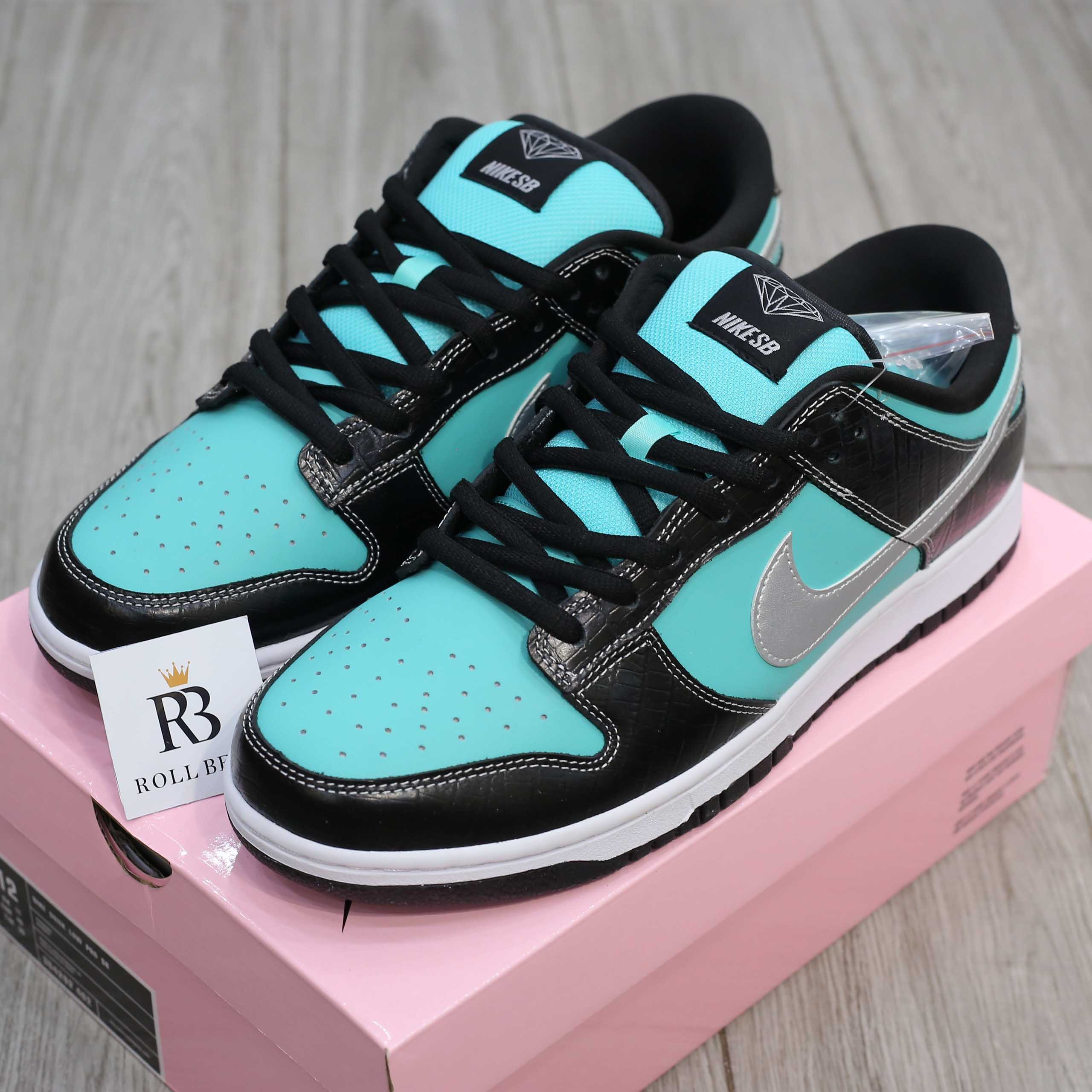 Giày Nike Diamond Supply Co. x Dunk Low Pro SB ‘Tiffany’ Best Quality