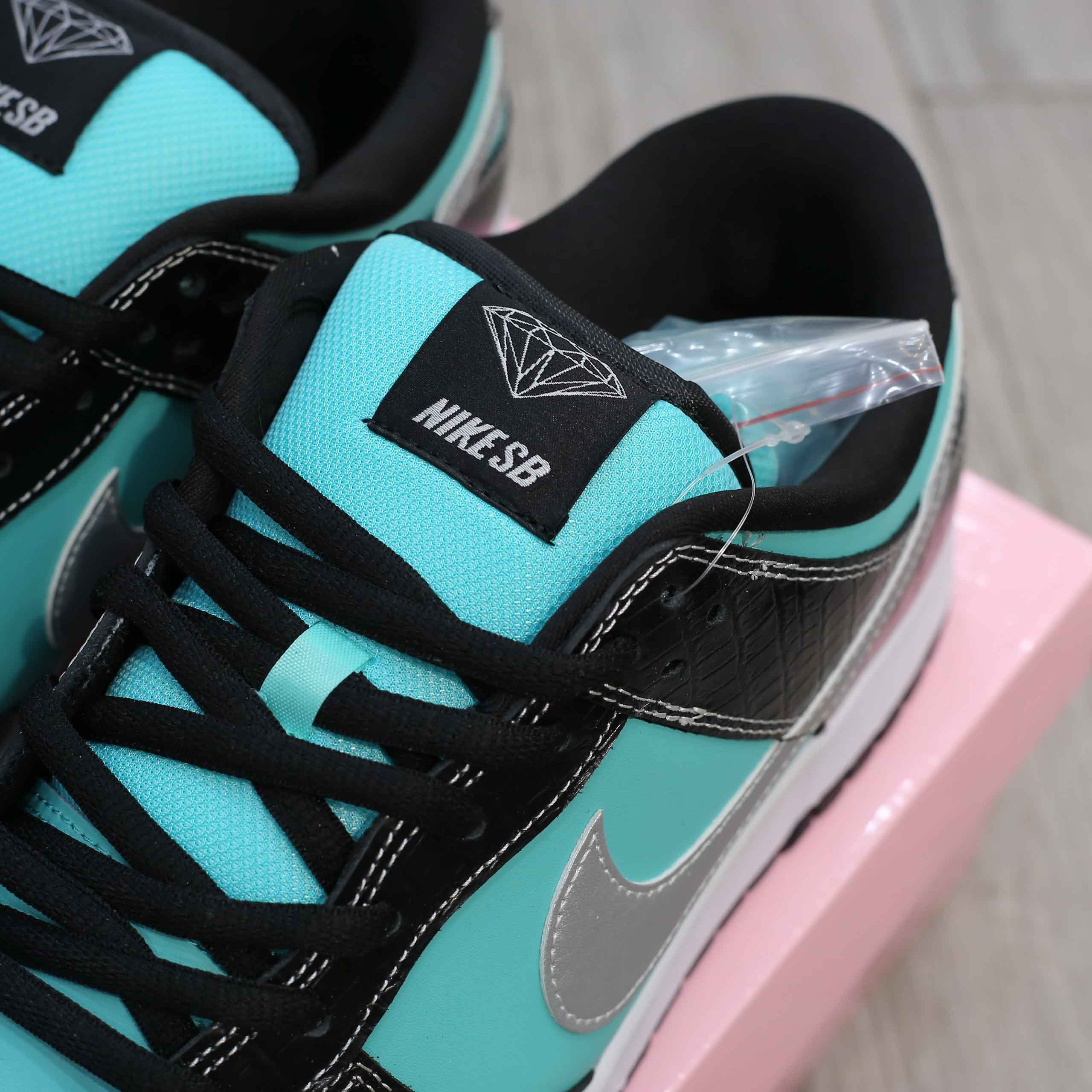 Giày Nike Diamond Supply Co. x Dunk Low Pro SB ‘Tiffany’ Best Quality