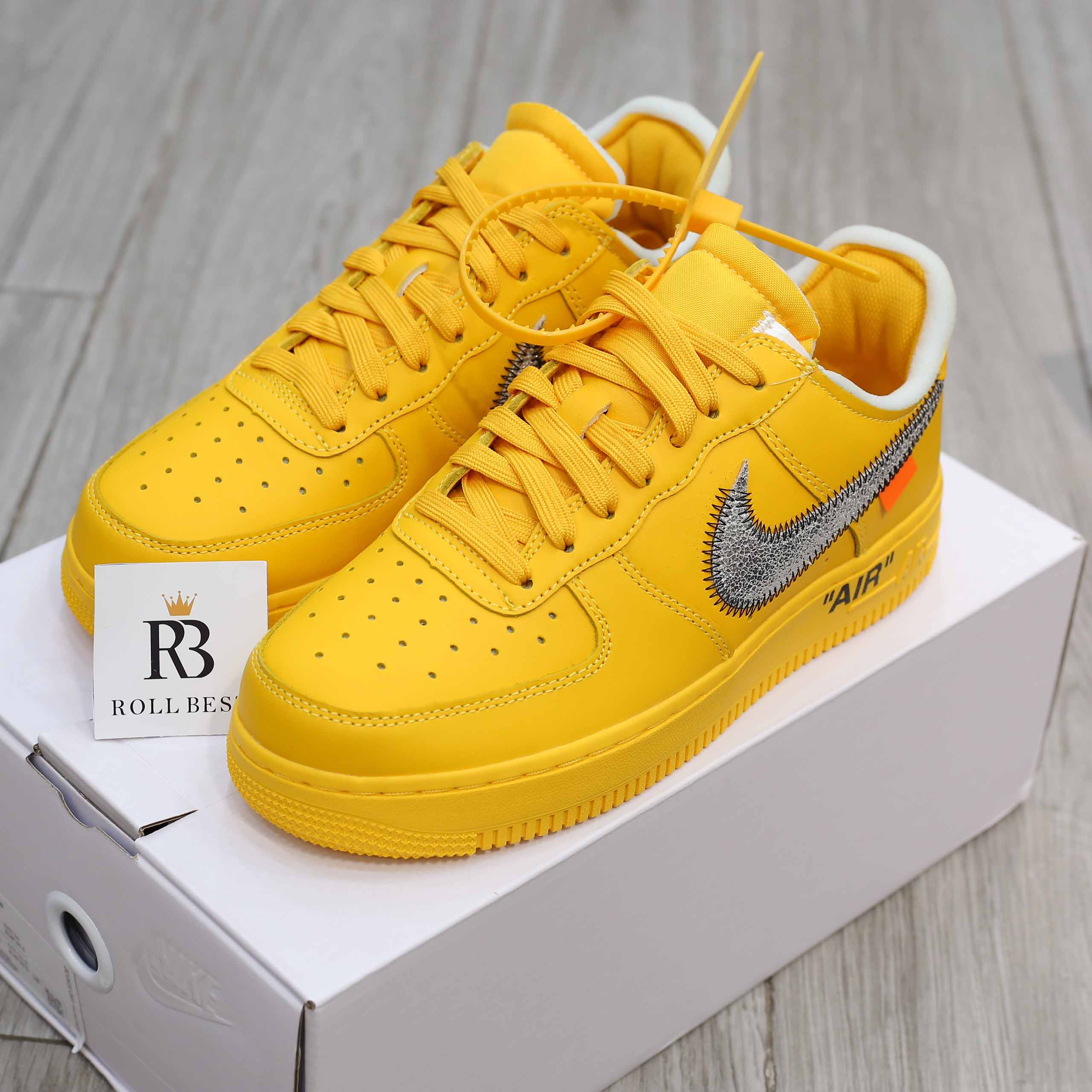 Giày Nike Off-White x Air Force 1 Low ‘Lemonade’ Best Quality