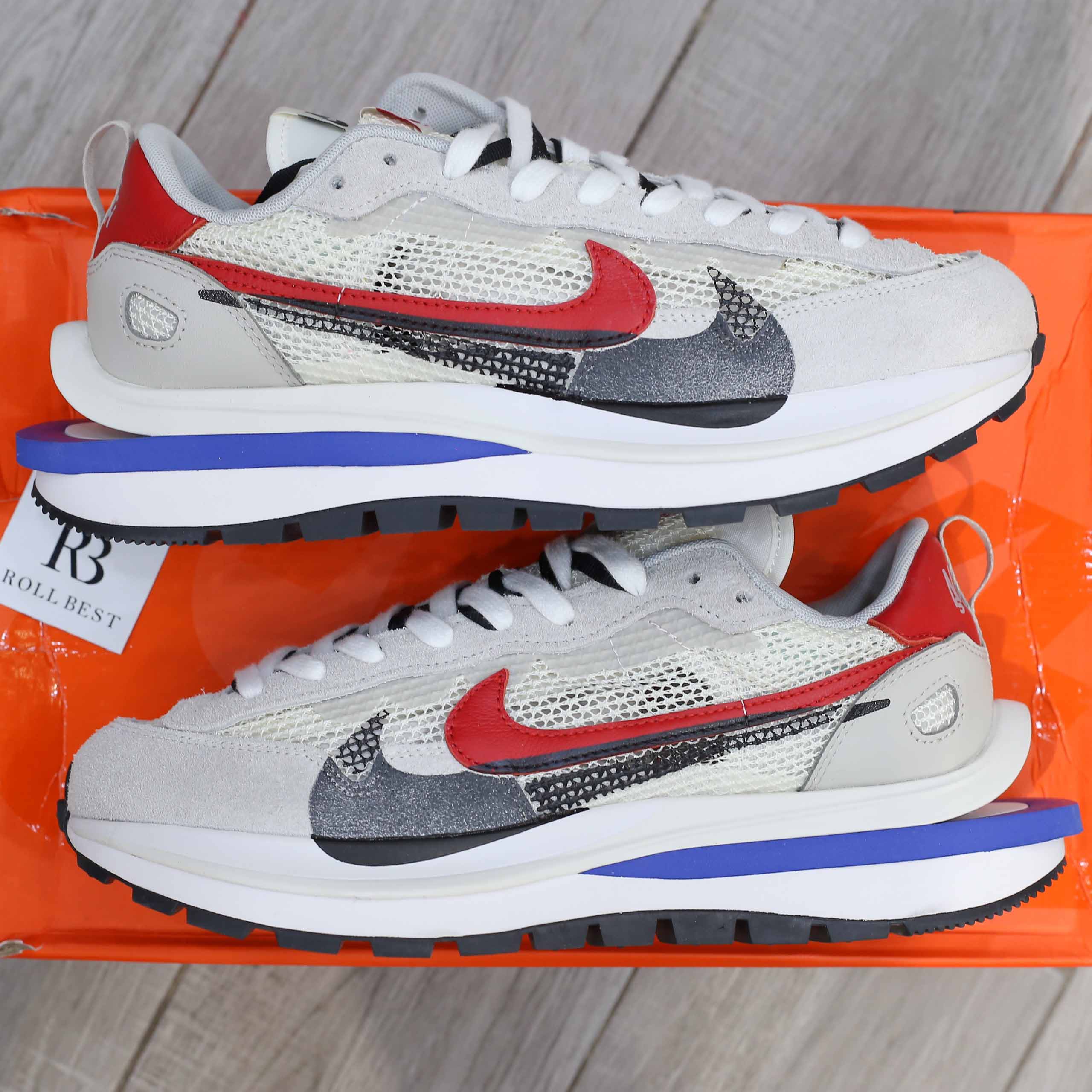 Giày Nike Sacai Vaporwaffle Sport Fuchsia Game Royal Best Quality
