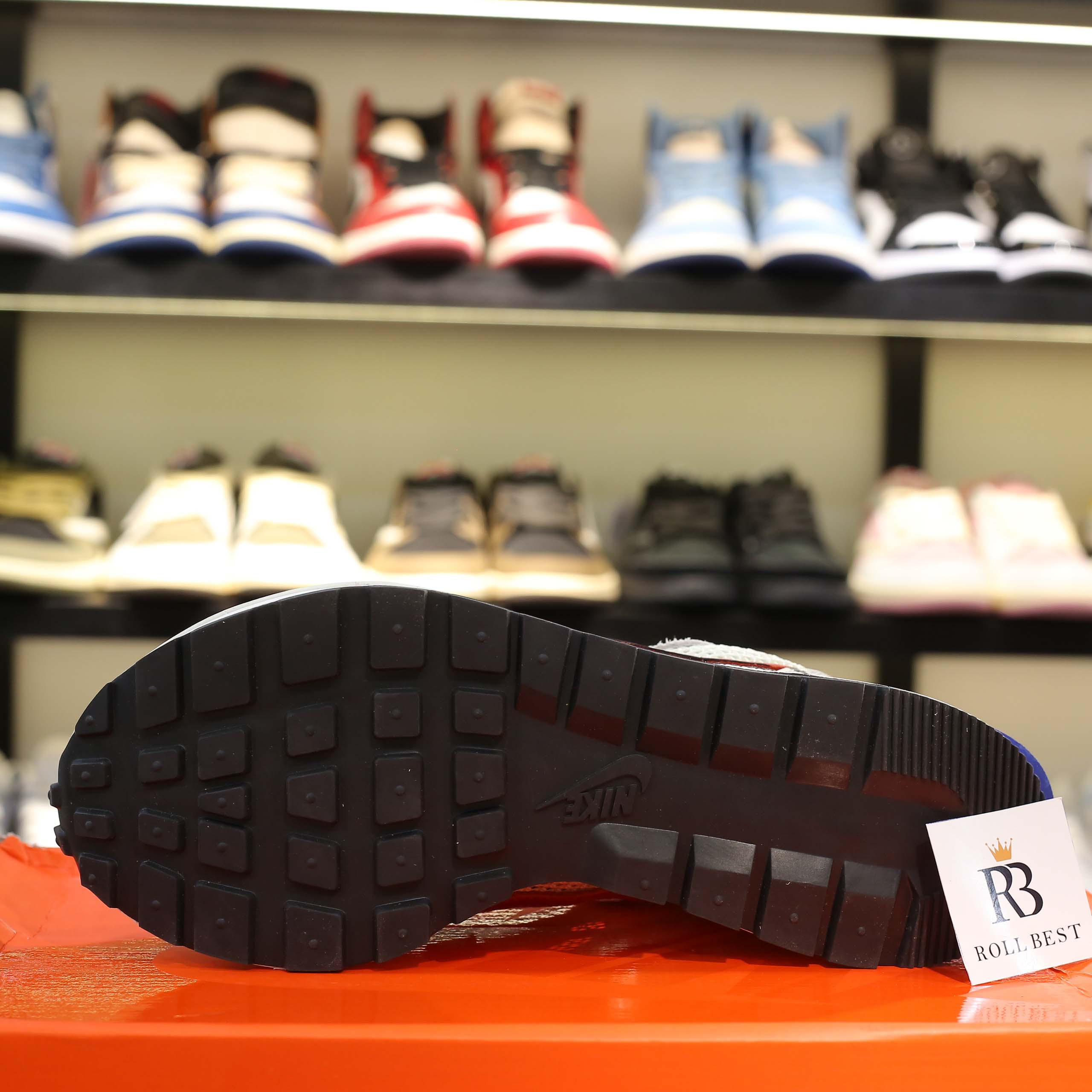 Giày Nike Sacai Vaporwaffle Sport Fuchsia Game Royal Best Quality