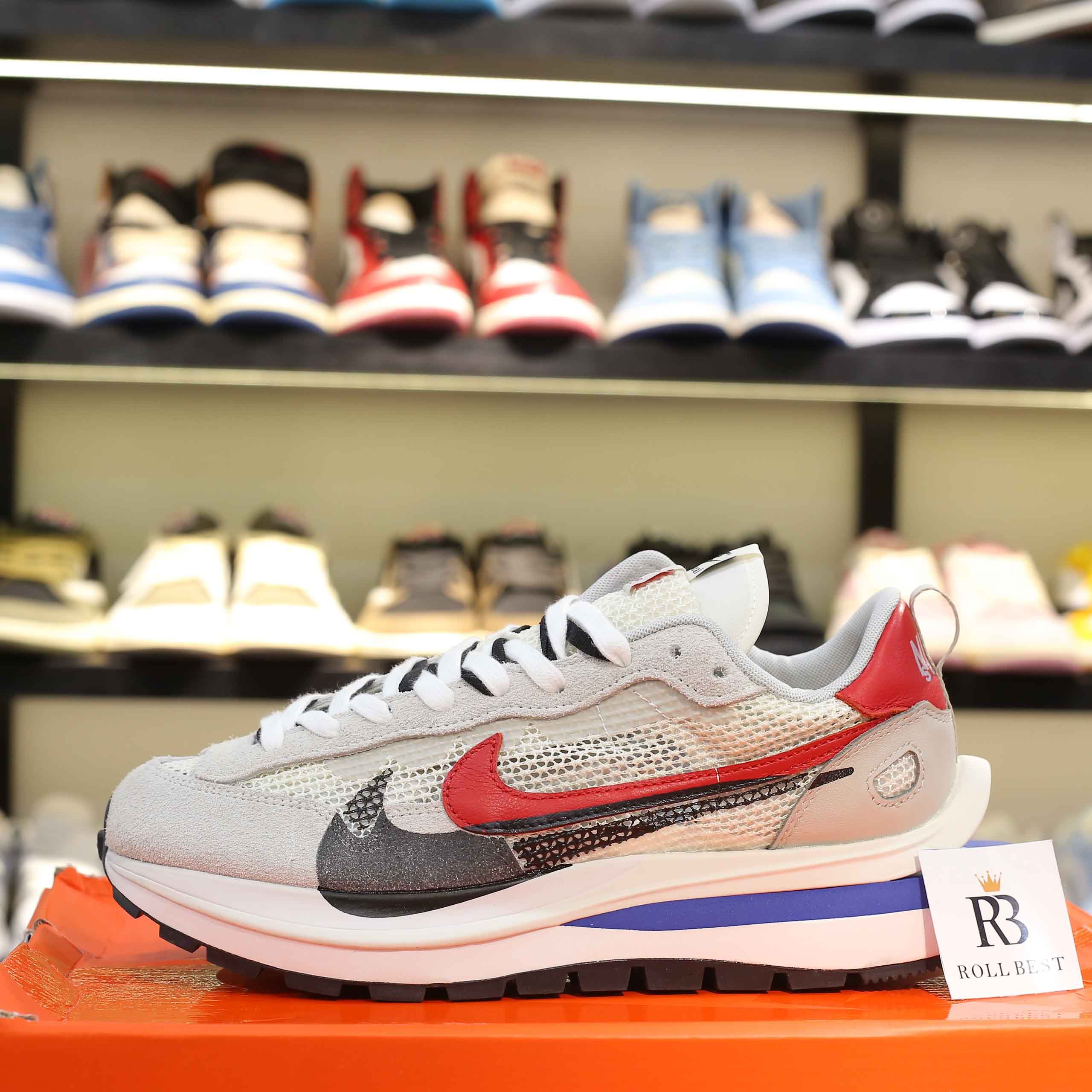 Giày Nike Sacai Vaporwaffle Sport Fuchsia Game Royal Best Quality