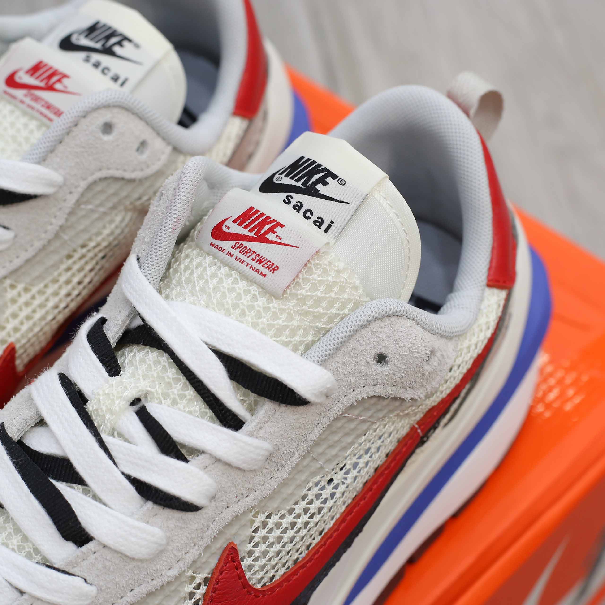 Giày Nike Sacai Vaporwaffle Sport Fuchsia Game Royal Best Quality