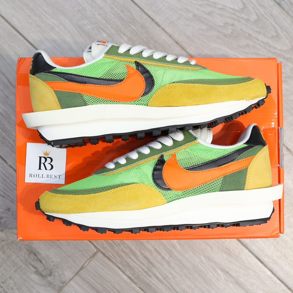 Giày Nike Sacai x LDWaffle Green Gusto Best Quality