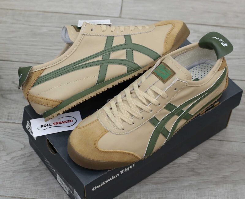 Giày Onitsuka Tiger Mexico 66 Beige Green Like Auth