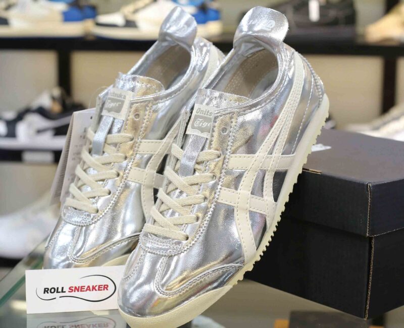 Giày Onitsuka Tiger Mexico 66 Silver Off White Like Auth