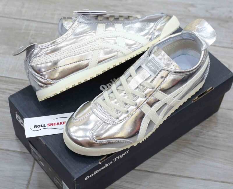 Giày Onitsuka Tiger Mexico 66 Silver Off White Like Auth