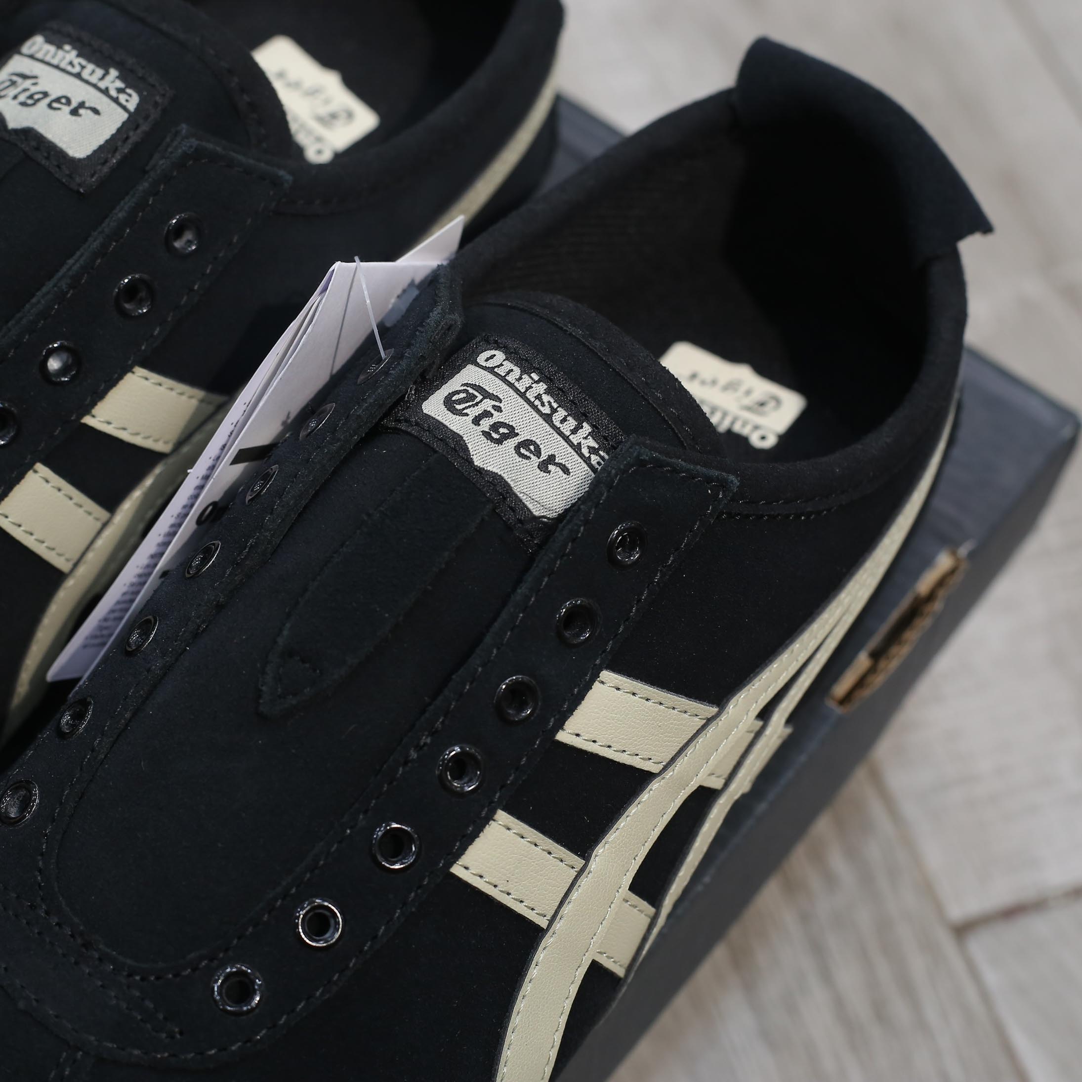 Giày Onitsuka Tiger Mexico 66 Slip-On ‘Black’ Like Auth