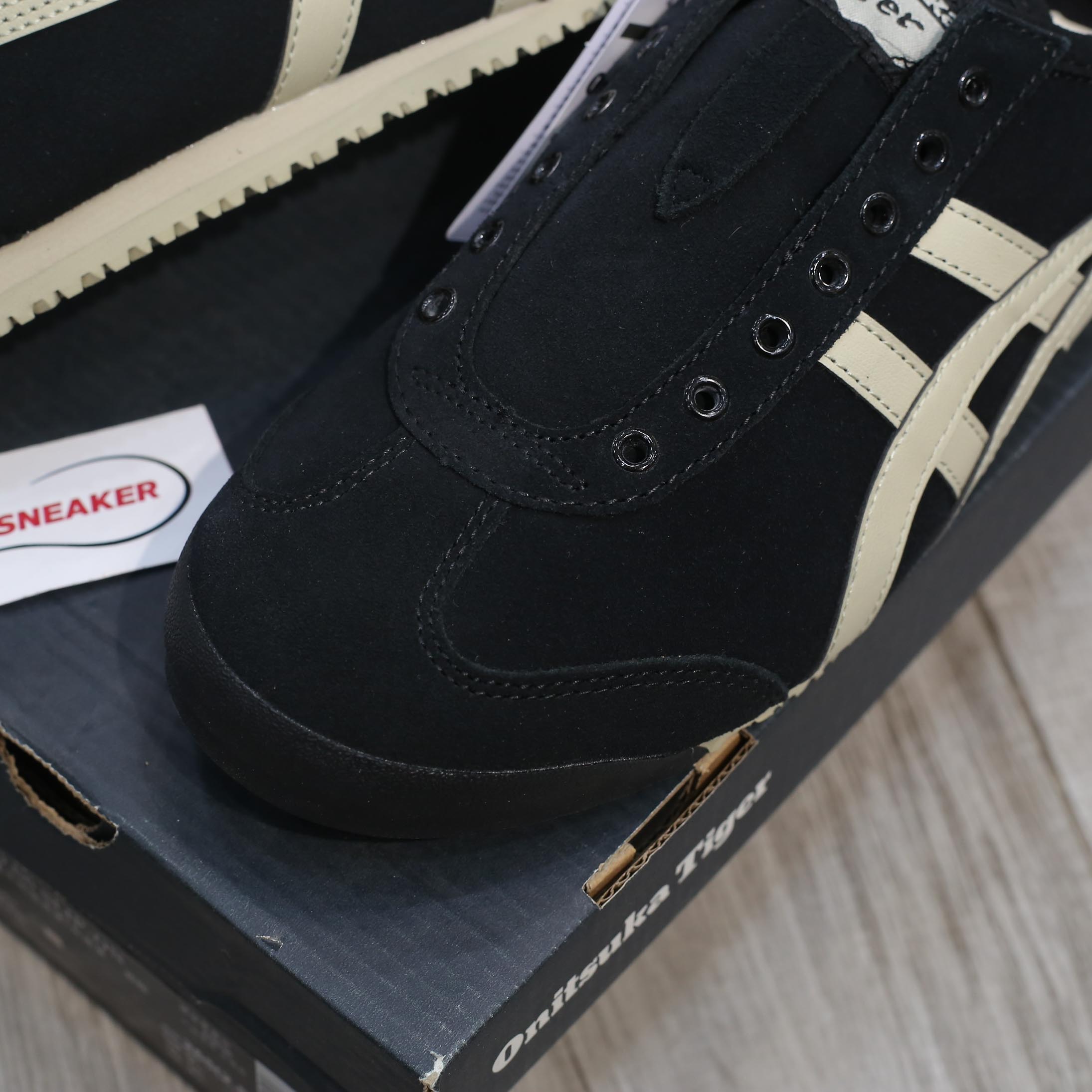 Giày Onitsuka Tiger Mexico 66 Slip-On ‘Black’ Like Auth